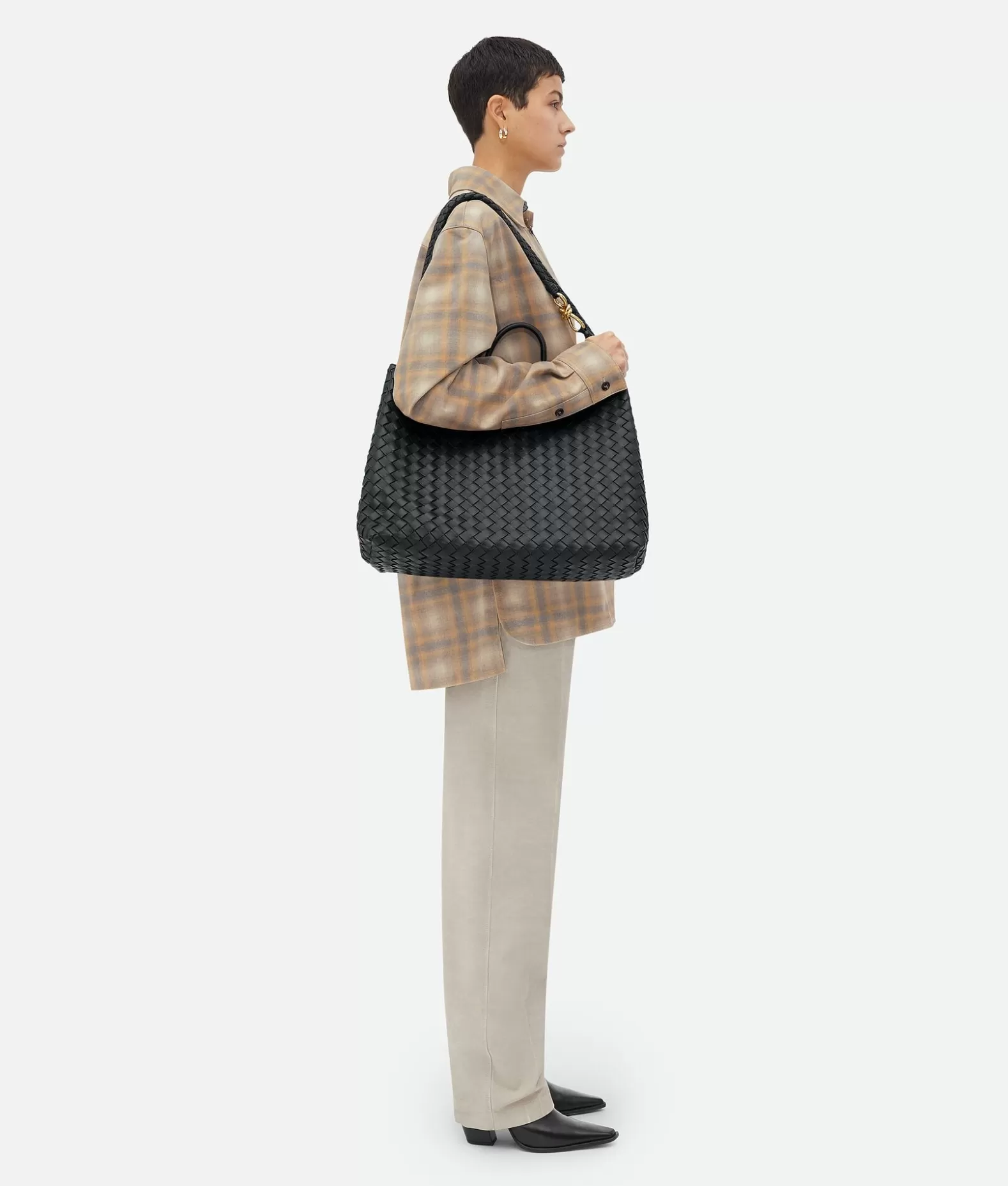 Shopper^Bottega Veneta Andiamo Grande Black