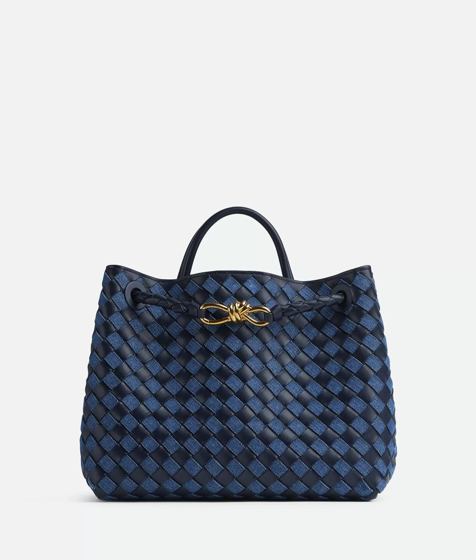 A Tracolla^Bottega Veneta Andiamo Media Abyss/indigo