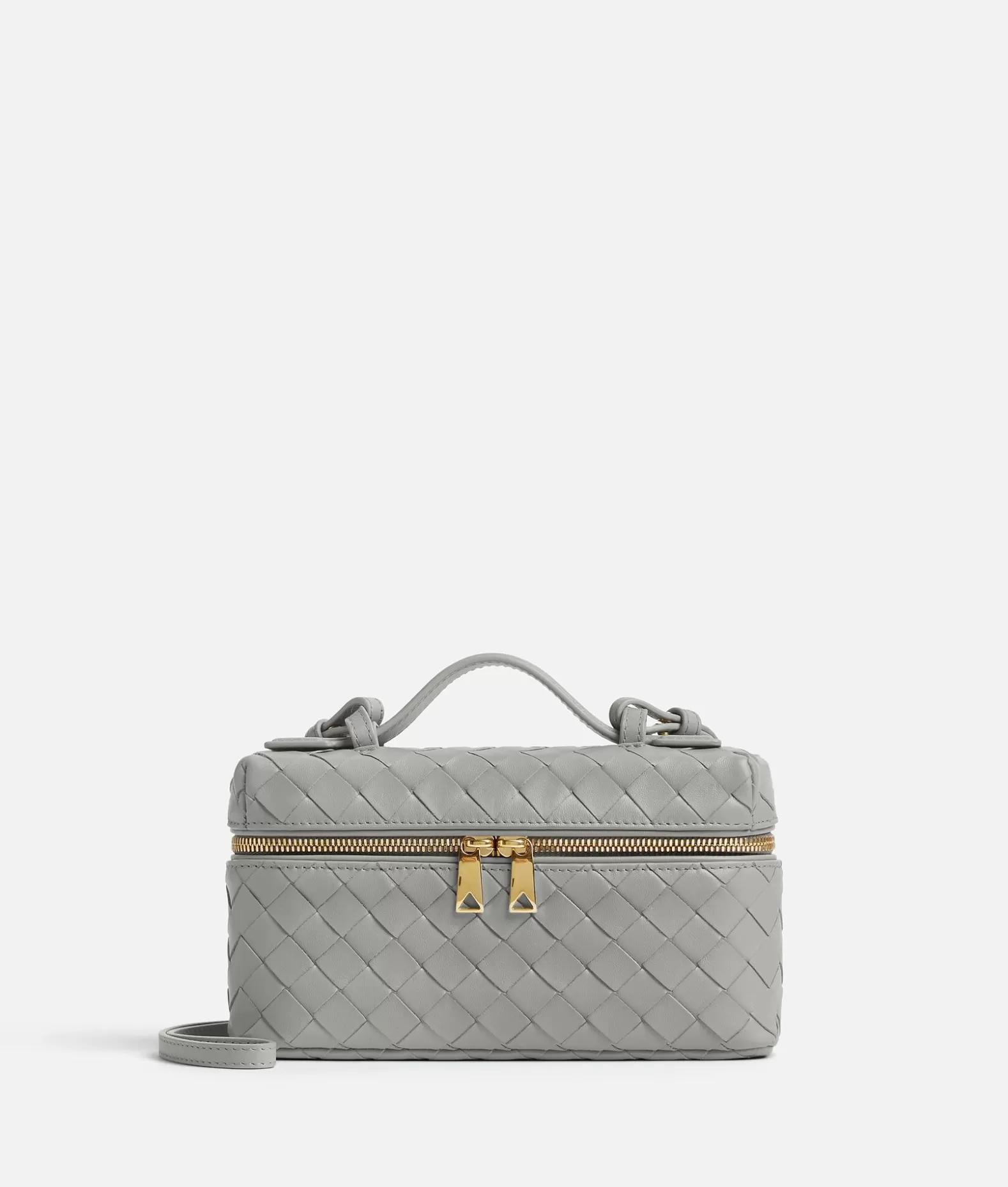 A Tracolla | Mini^Bottega Veneta Bang Bang Vanity Case Sterling