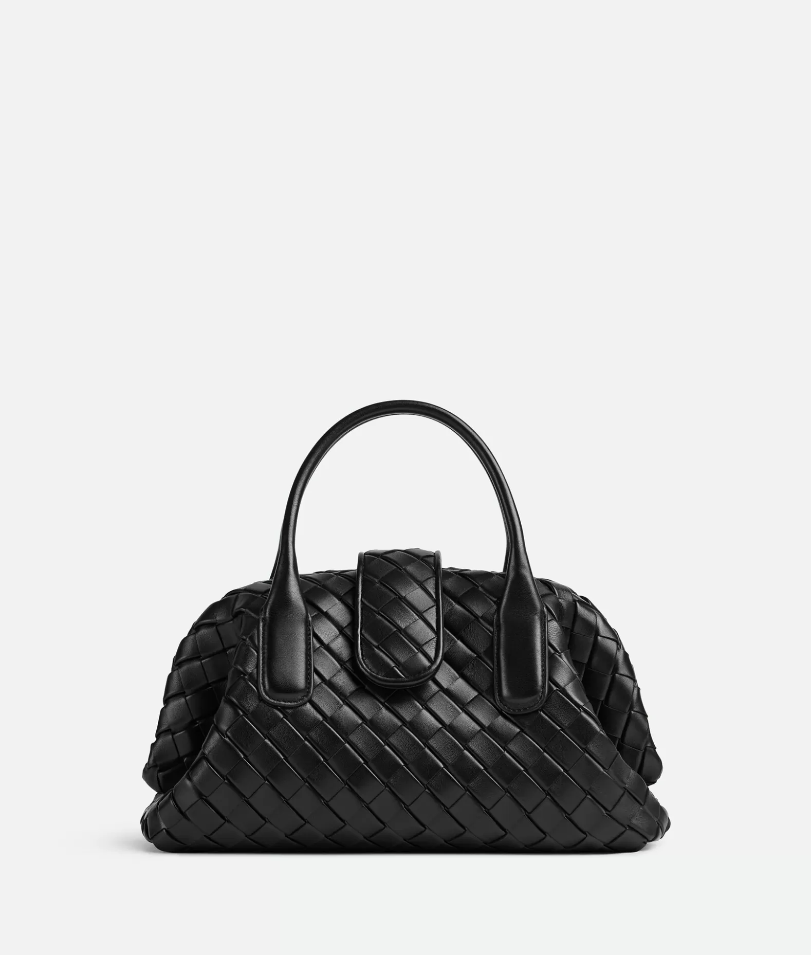 A Mano^Bottega Veneta Bauletto Teen Lauren 1980 Black