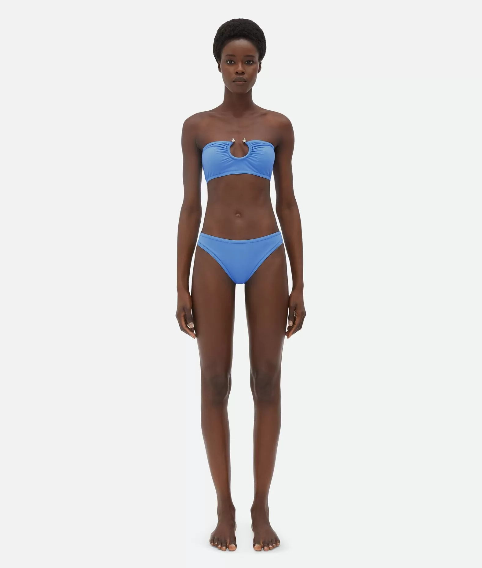 Costumi^Bottega Veneta Bikini In Nylon Stretch Con Anello Knot Admiral