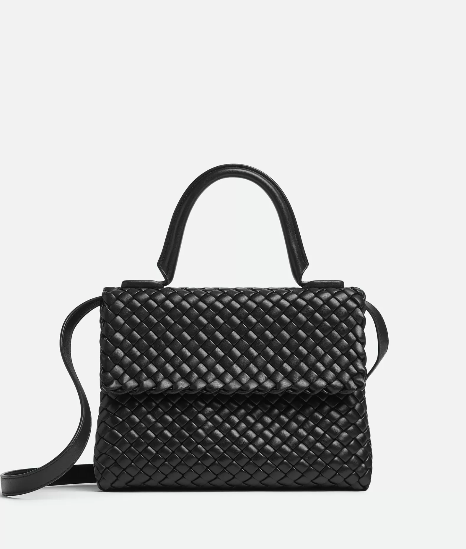 A Mano^Bottega Veneta Borsa A Mano Patti Black