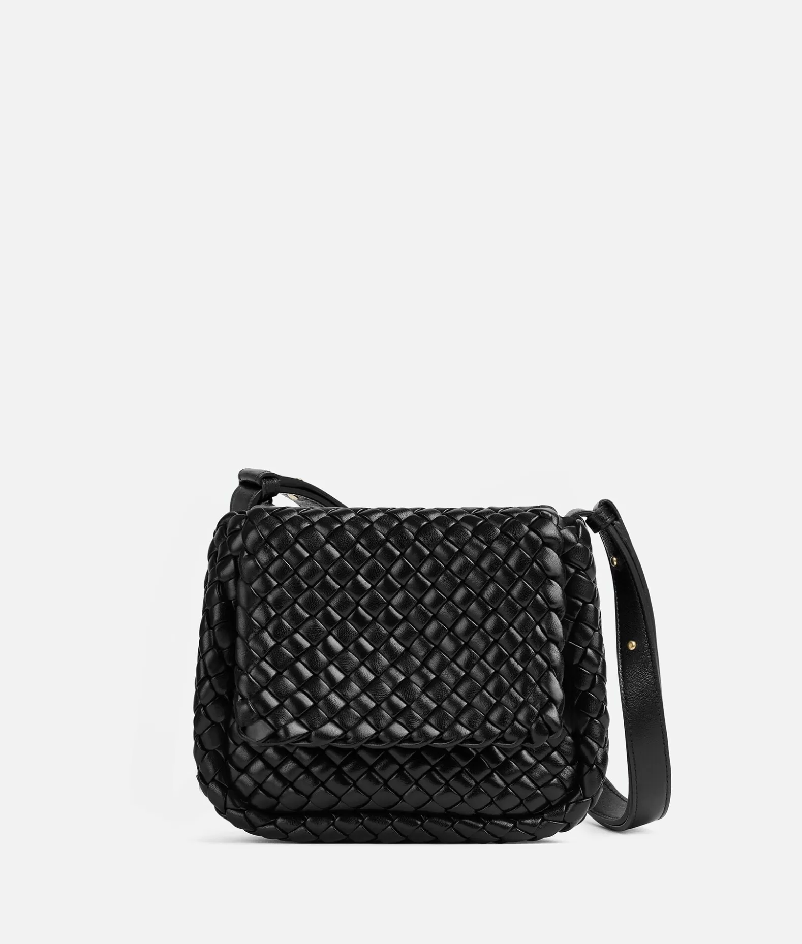 A Spalla | Mini^Bottega Veneta Borsa A Spalla Cobble Mini Black