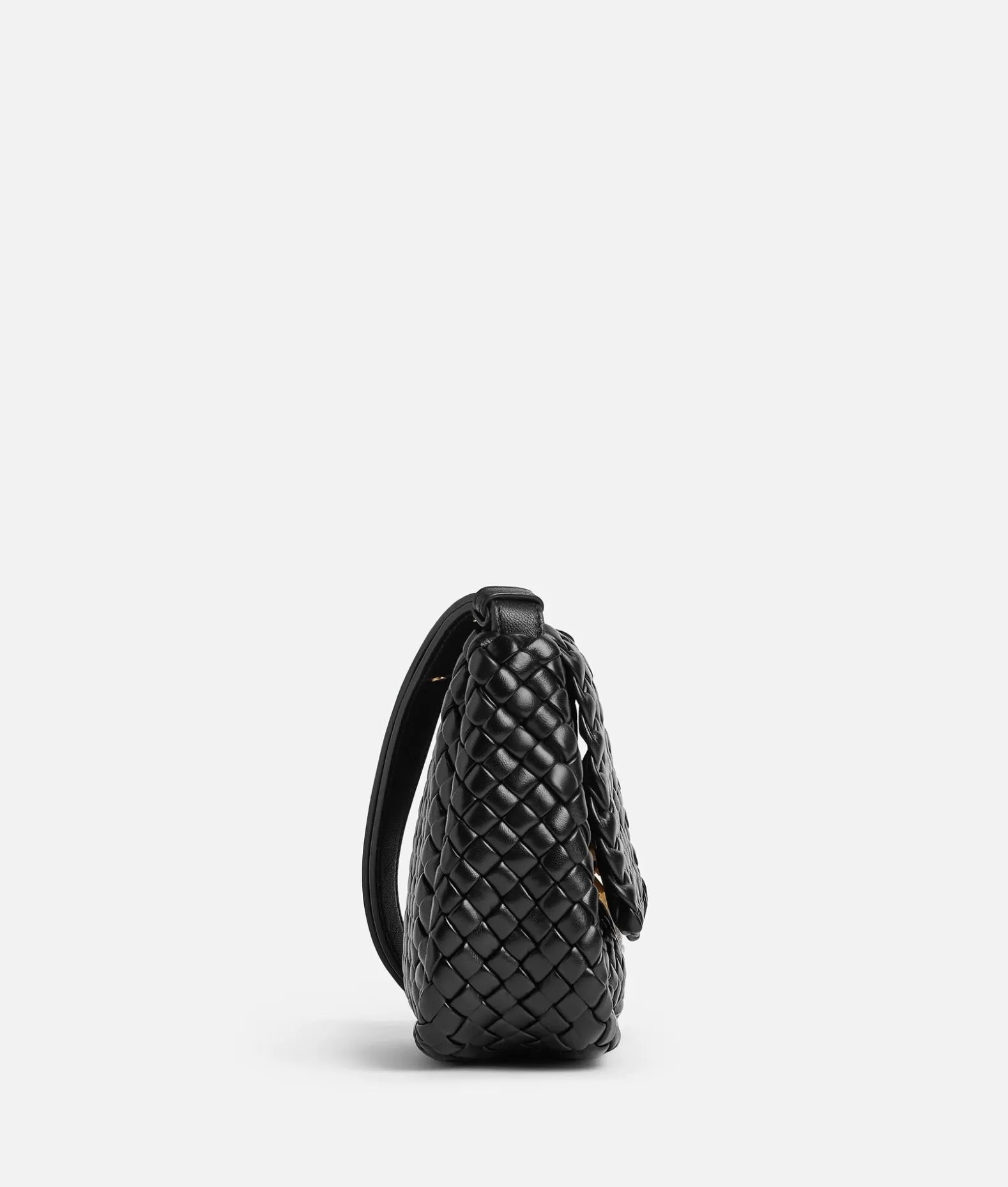 A Spalla | Mini^Bottega Veneta Borsa A Spalla Cobble Mini Black