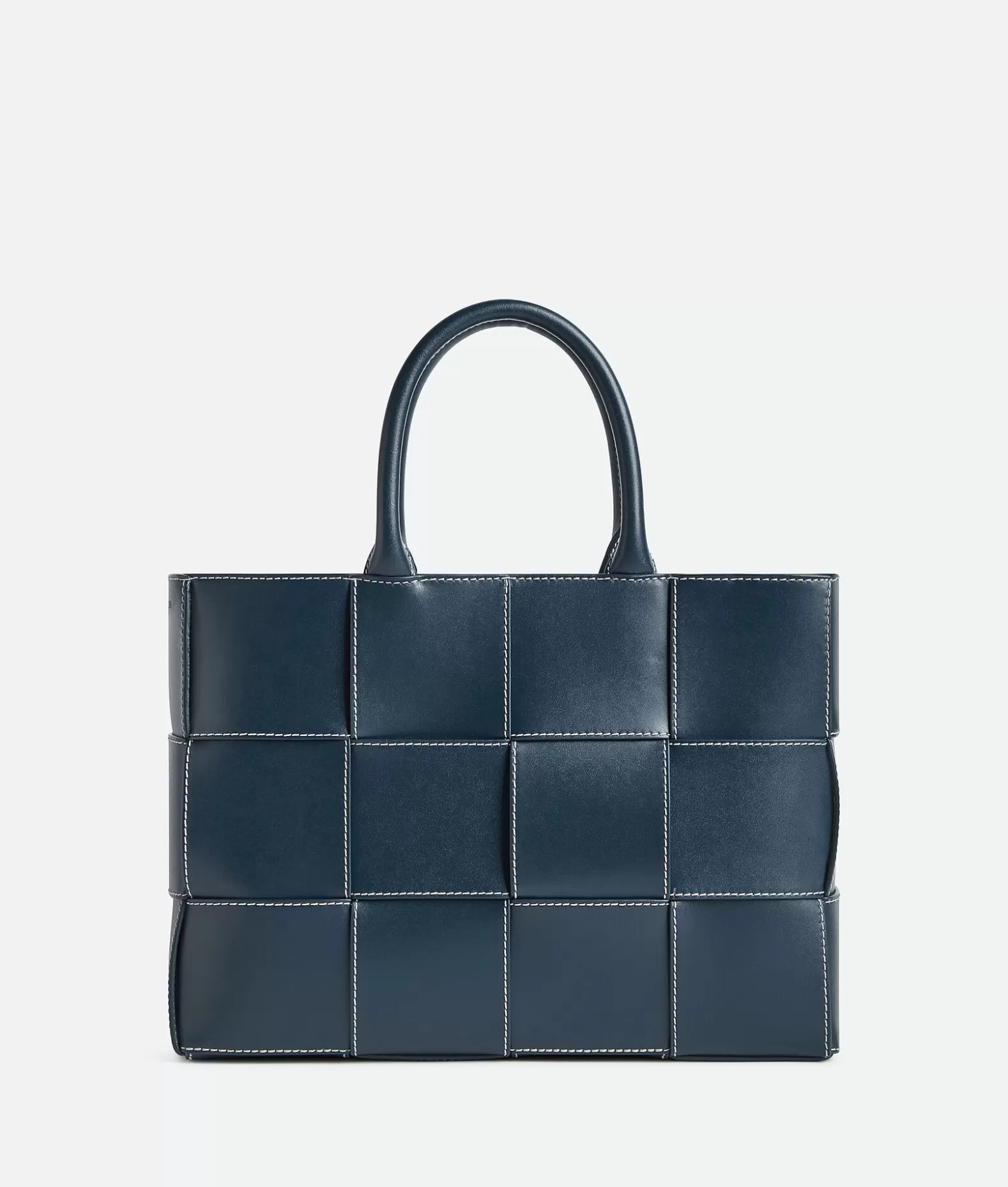 Shopper^Bottega Veneta Borsa Arco Tote Piccola Con Tracolla Deep blue/natural