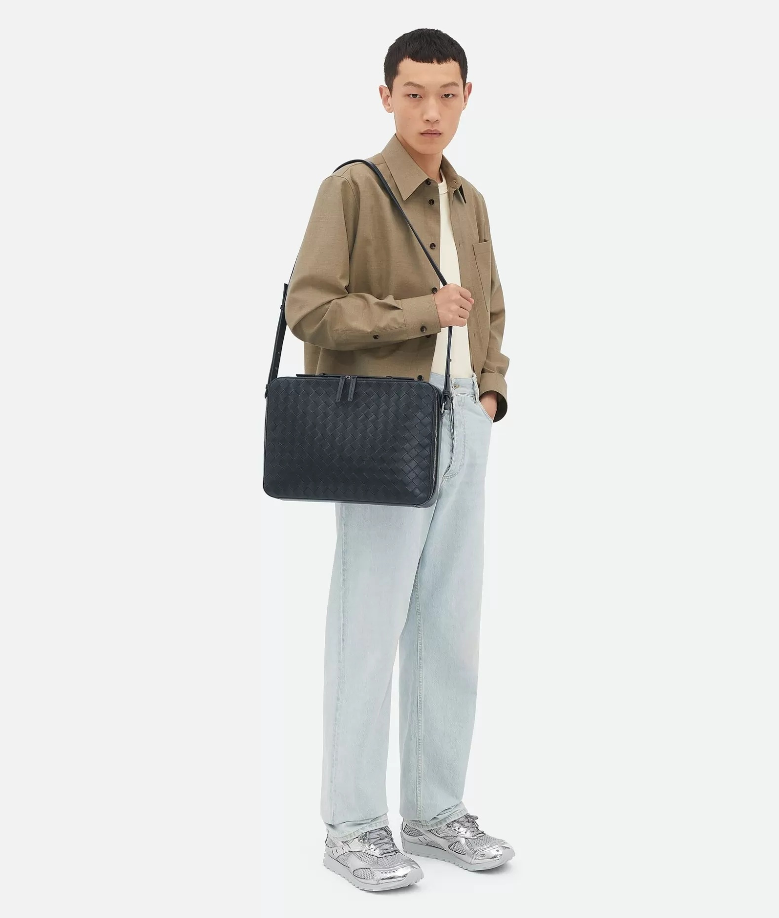 Business^Bottega Veneta Borsa Business Getaway Slim Shadow