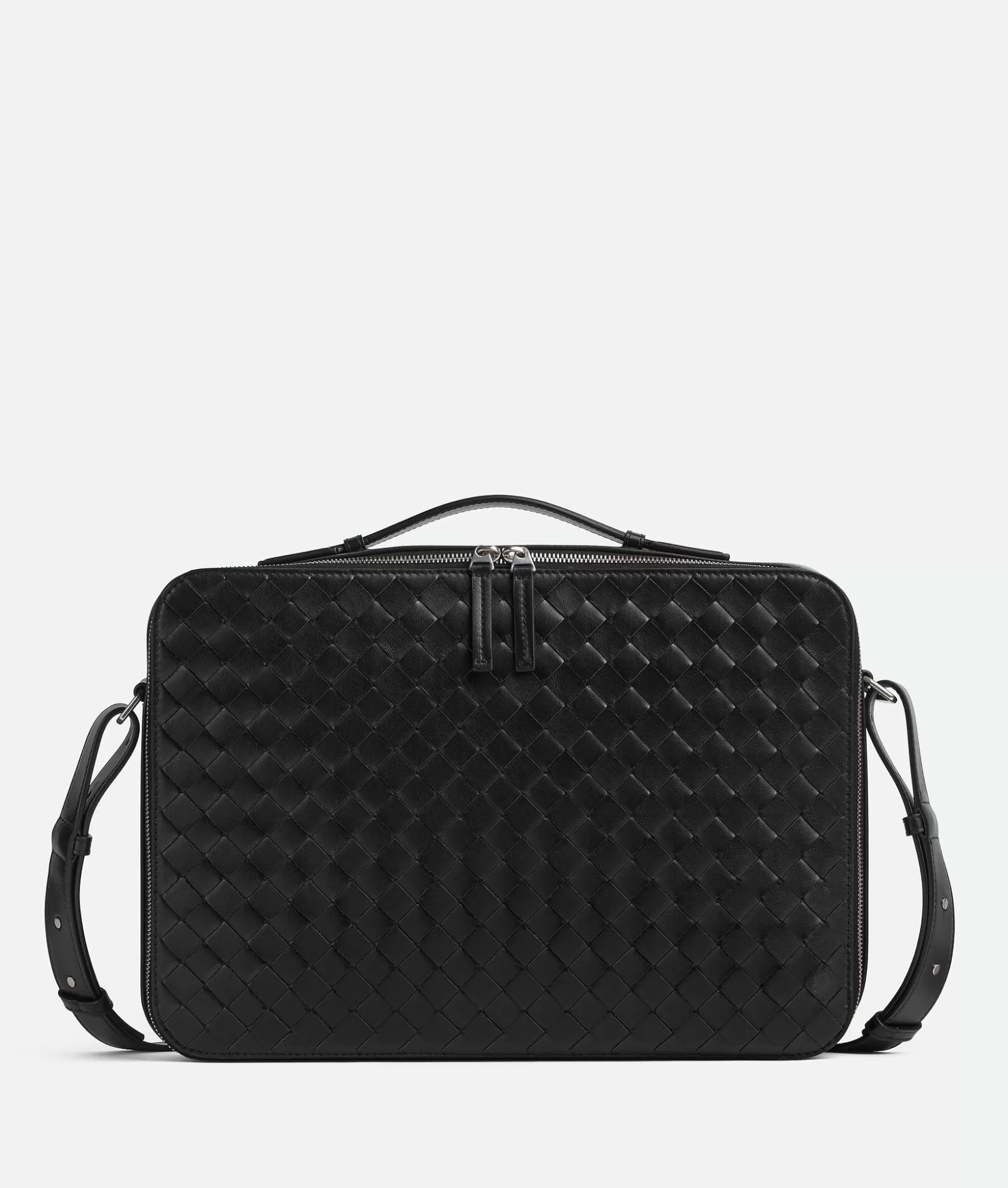 Business^Bottega Veneta Borsa Business Sottile Getaway Black