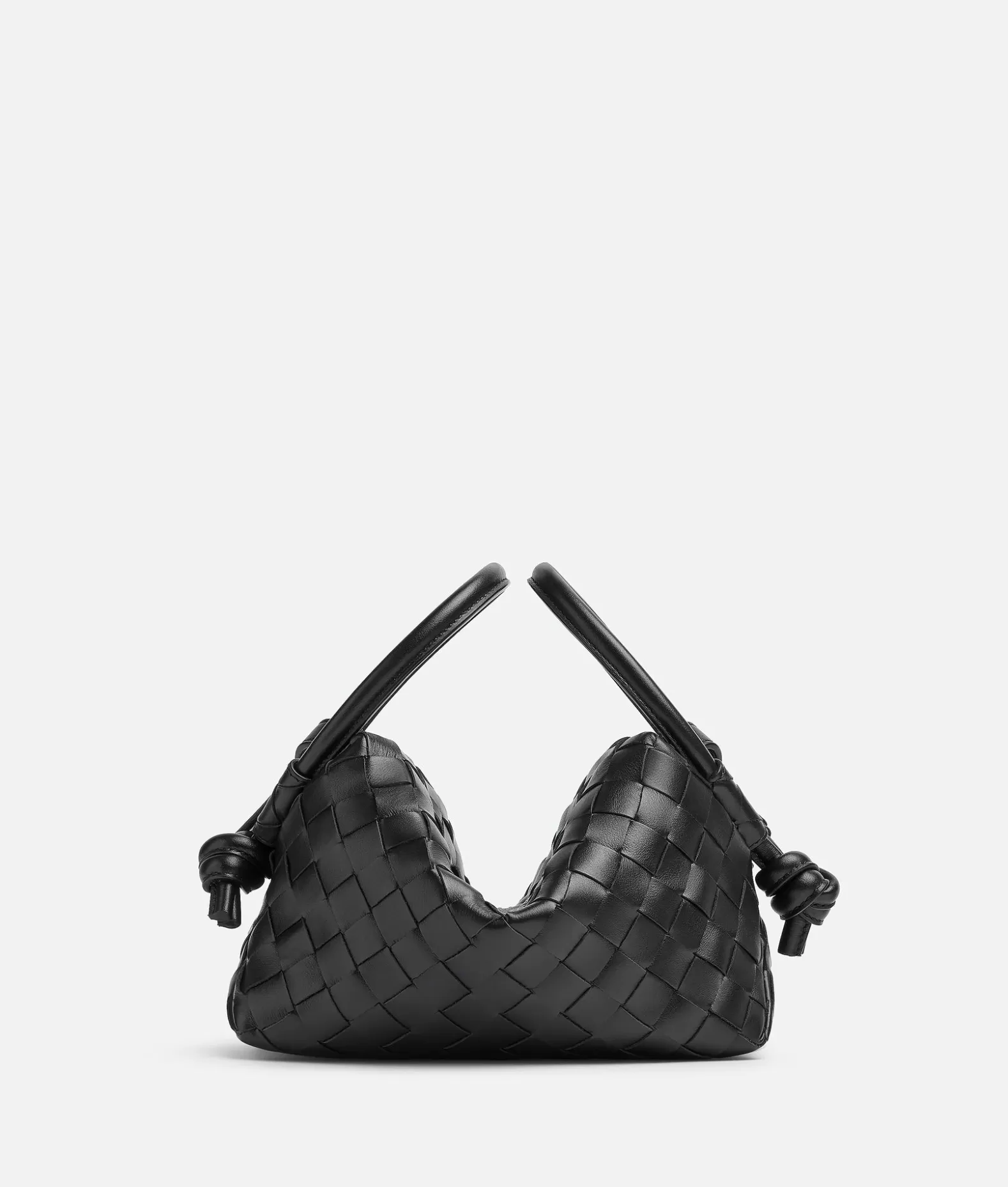 A Tracolla | Mini^Bottega Veneta Borsa Cross-body Loop Piccola Black