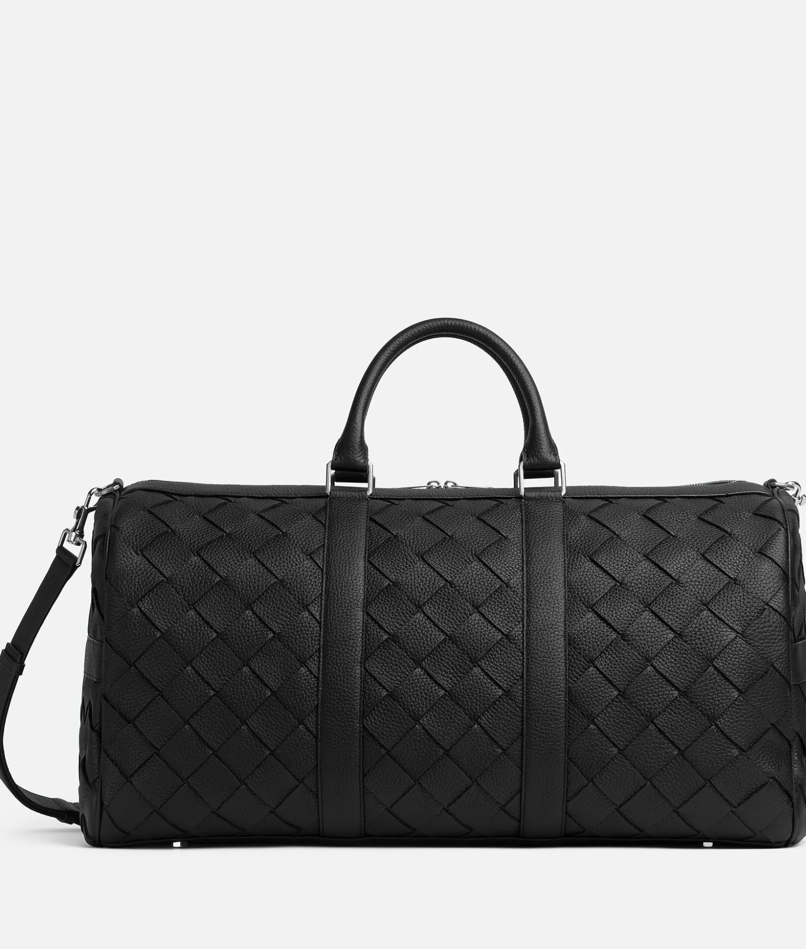 Borse Da Viaggio | Borse Da Viaggio^Bottega Veneta Borsa Da Viaggio Intrecciato Cabin Black