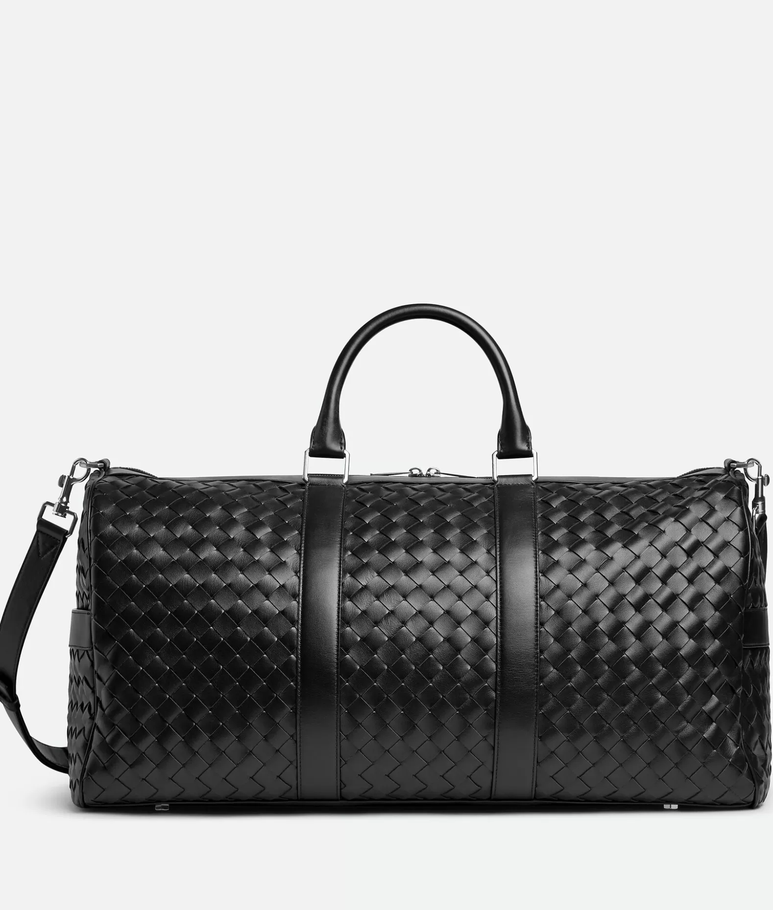 Borse Da Viaggio | Borse Da Viaggio^Bottega Veneta Borsa Da Viaggio Intrecciato Cabin Black