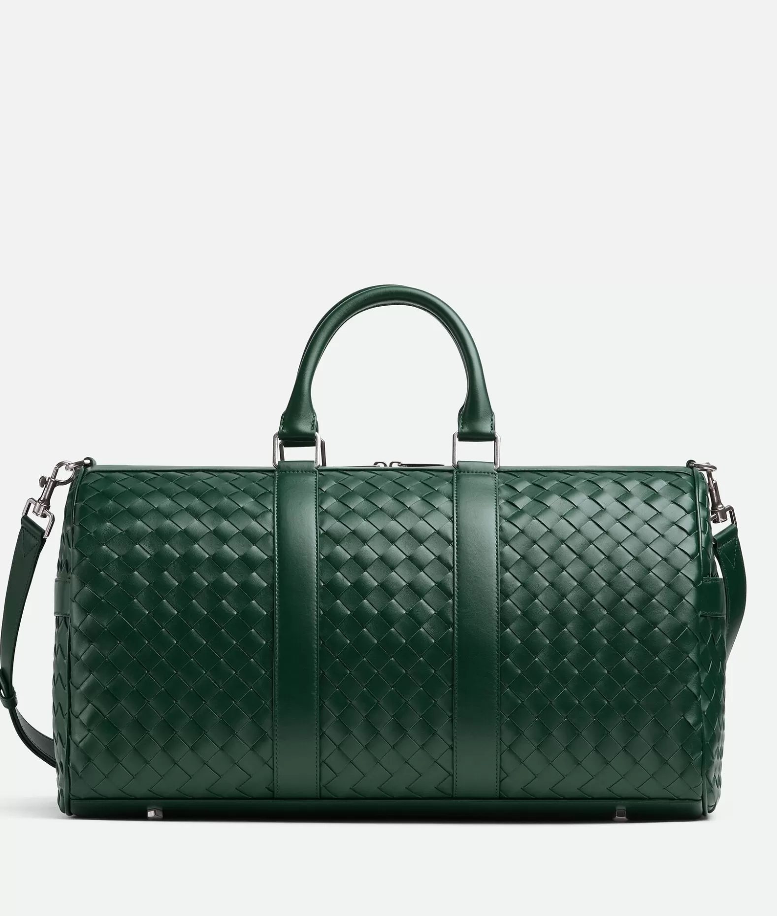 Borse Da Viaggio | Borse Da Viaggio^Bottega Veneta Borsa Da Viaggio Intrecciato Media Emerald green