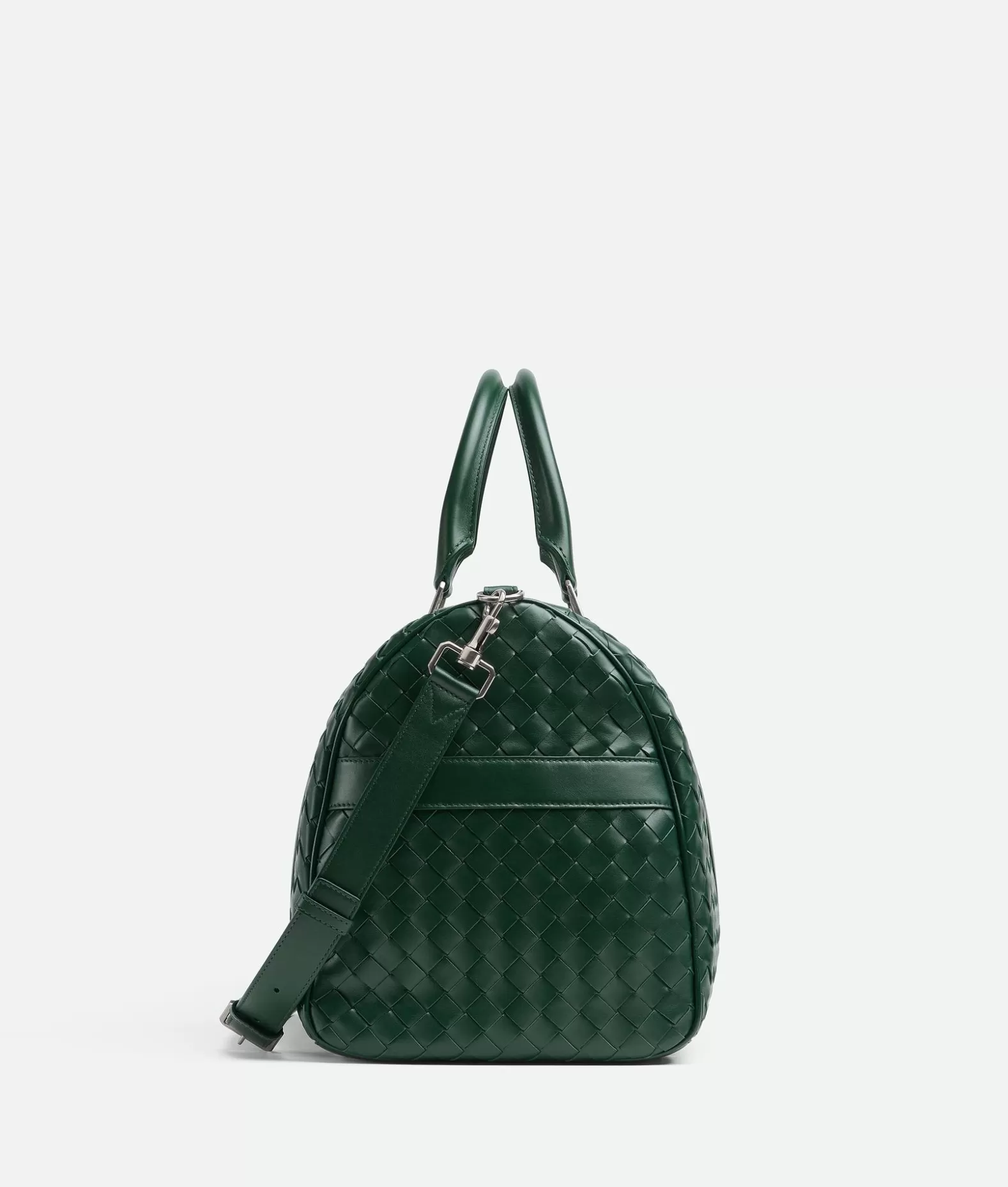 Borse Da Viaggio | Borse Da Viaggio^Bottega Veneta Borsa Da Viaggio Intrecciato Media Emerald green