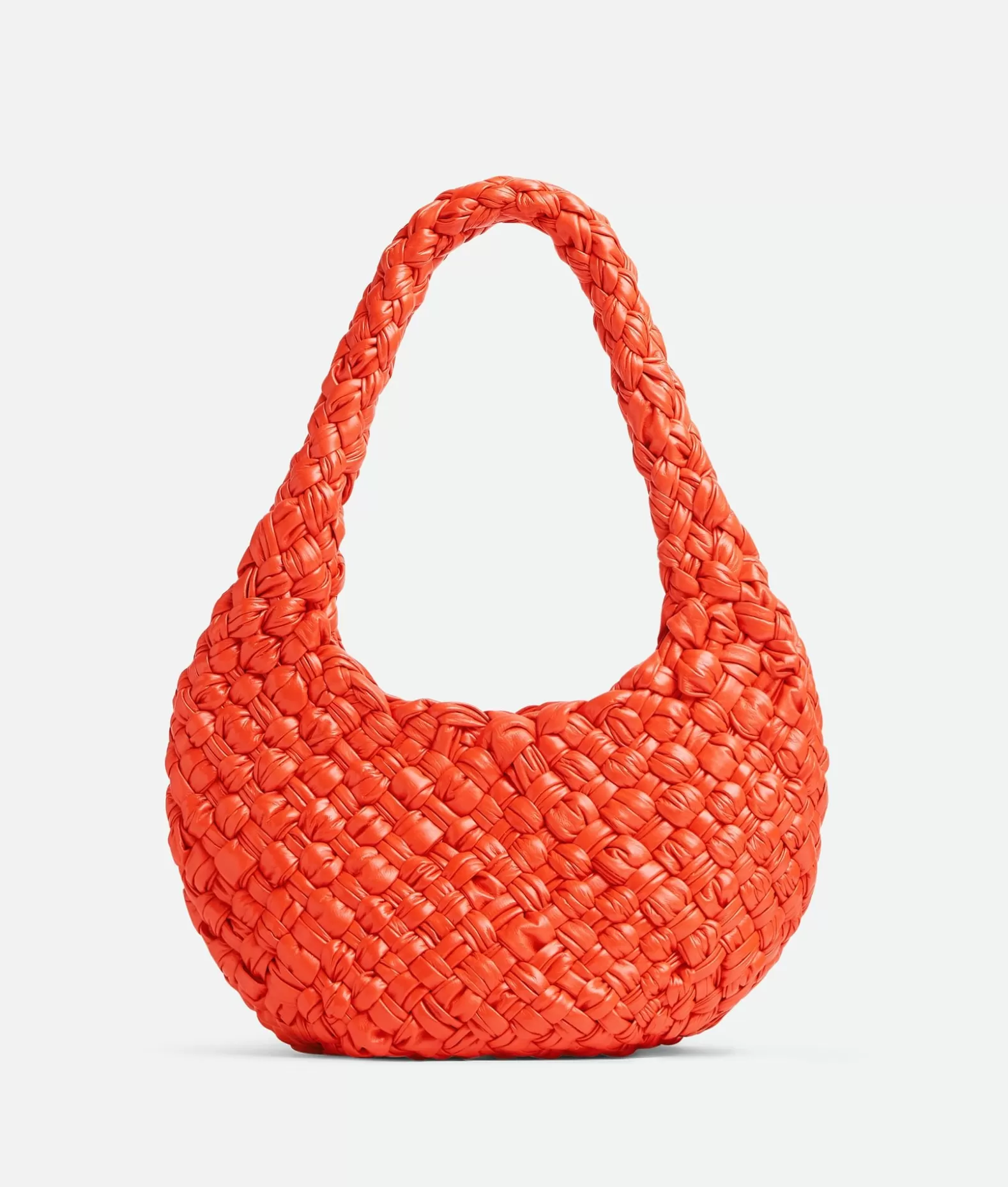 A Spalla^Bottega Veneta Borsa Discovery Orange