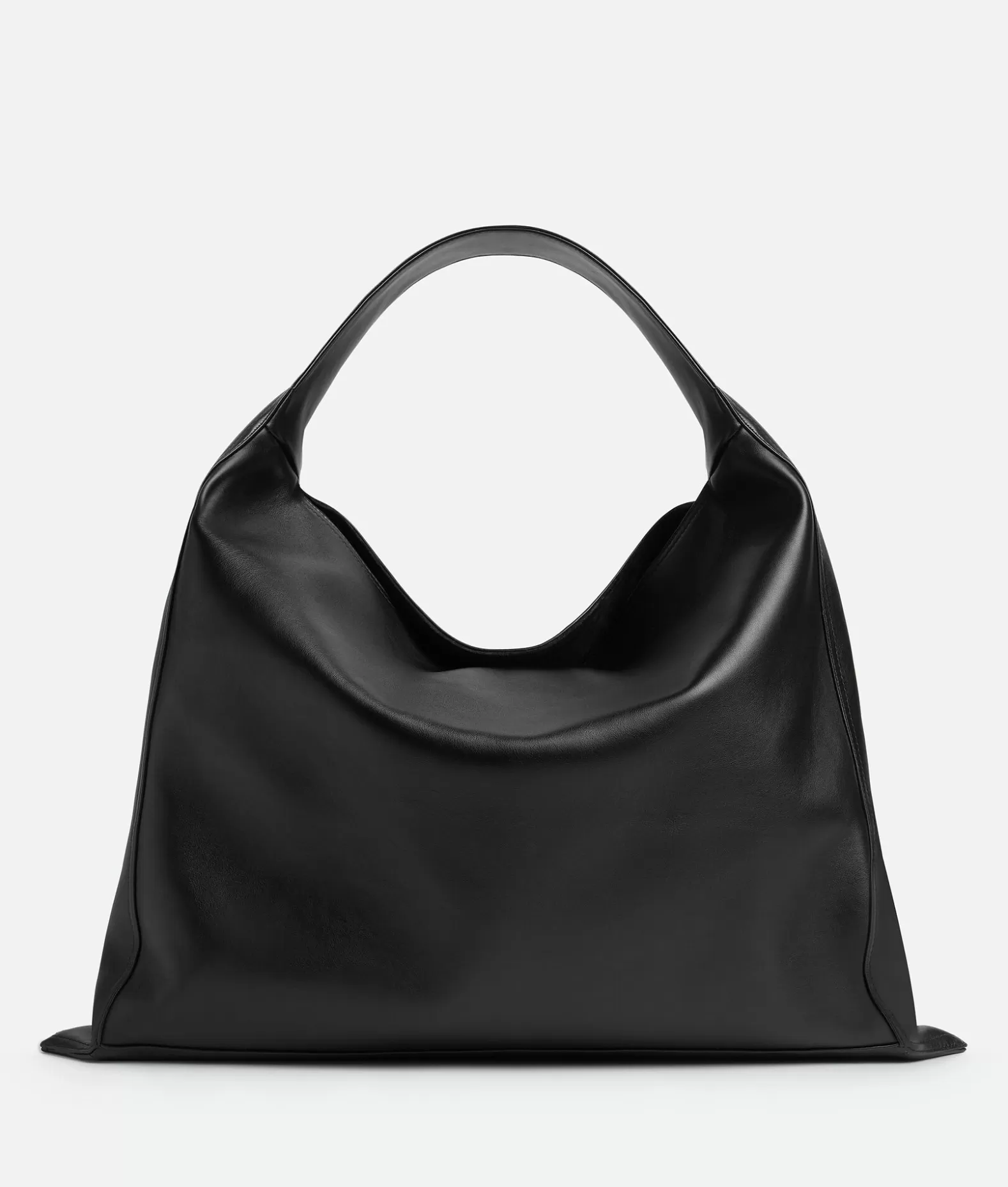 A Spalla^Bottega Veneta Borsa Hop Grande Black