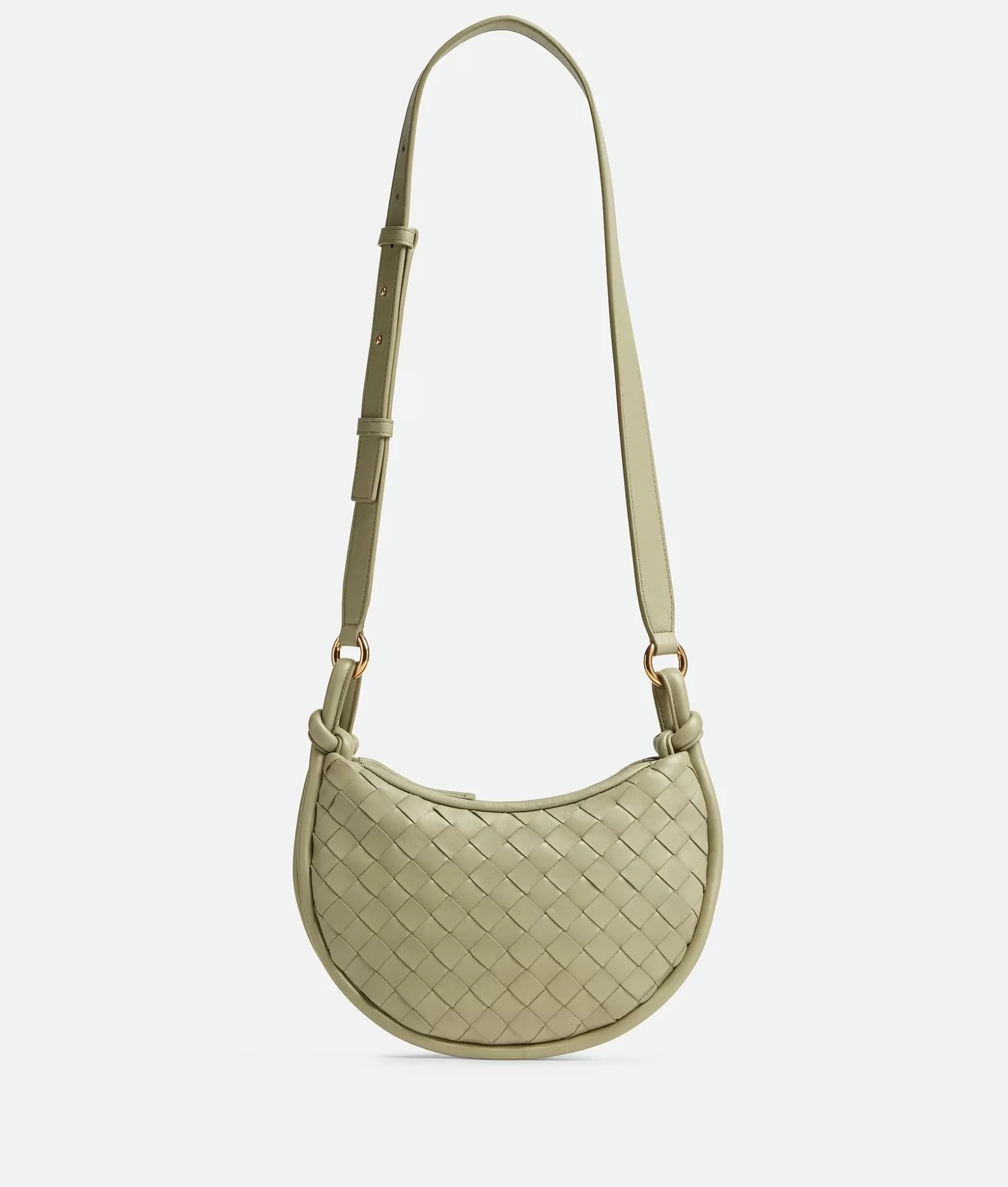 A Tracolla^Bottega Veneta Borsa Messenger Gemelli Travertine