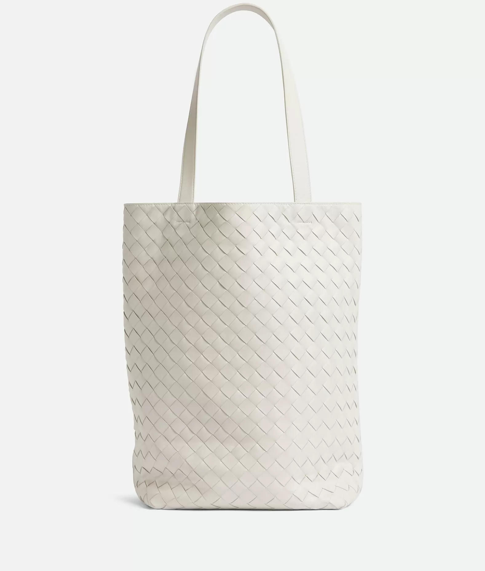 Shopping^Bottega Veneta Borsa Tote Intrecciato Piccola White