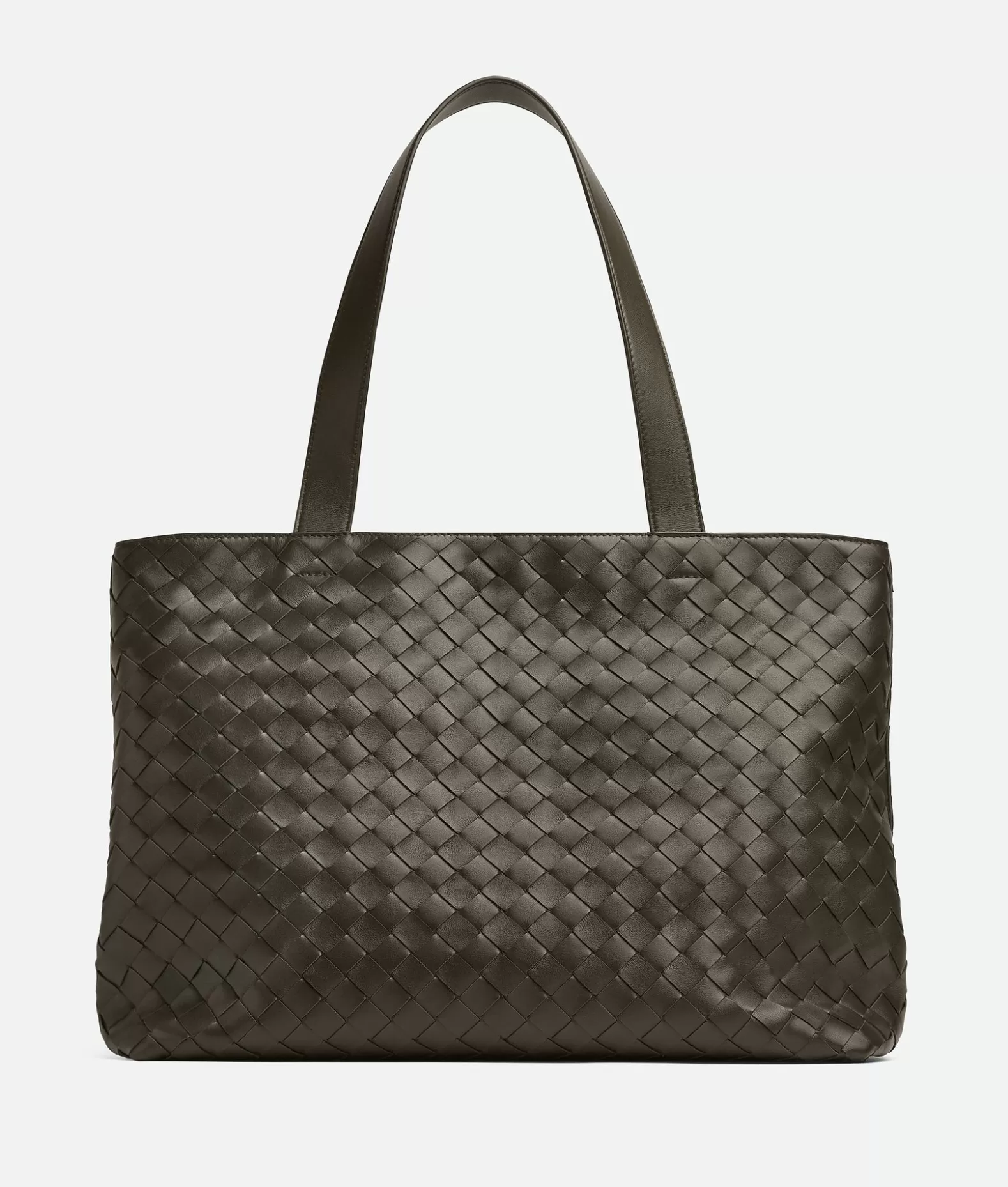 Shopper^Bottega Veneta Borsa Tote Intrecciato Piccola Con Zip Kaki