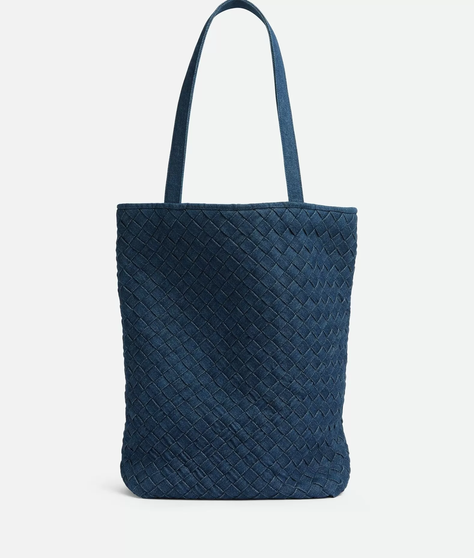 Shopper | Shopping^Bottega Veneta Borsa Tote Intreccio Piccola Indigo