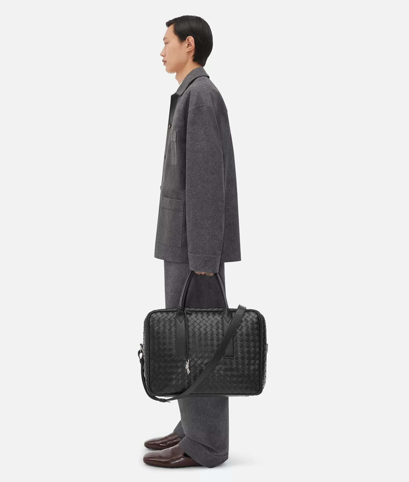 Borse Da Viaggio^Bottega Veneta Borsa Weekender Getaway Media Black