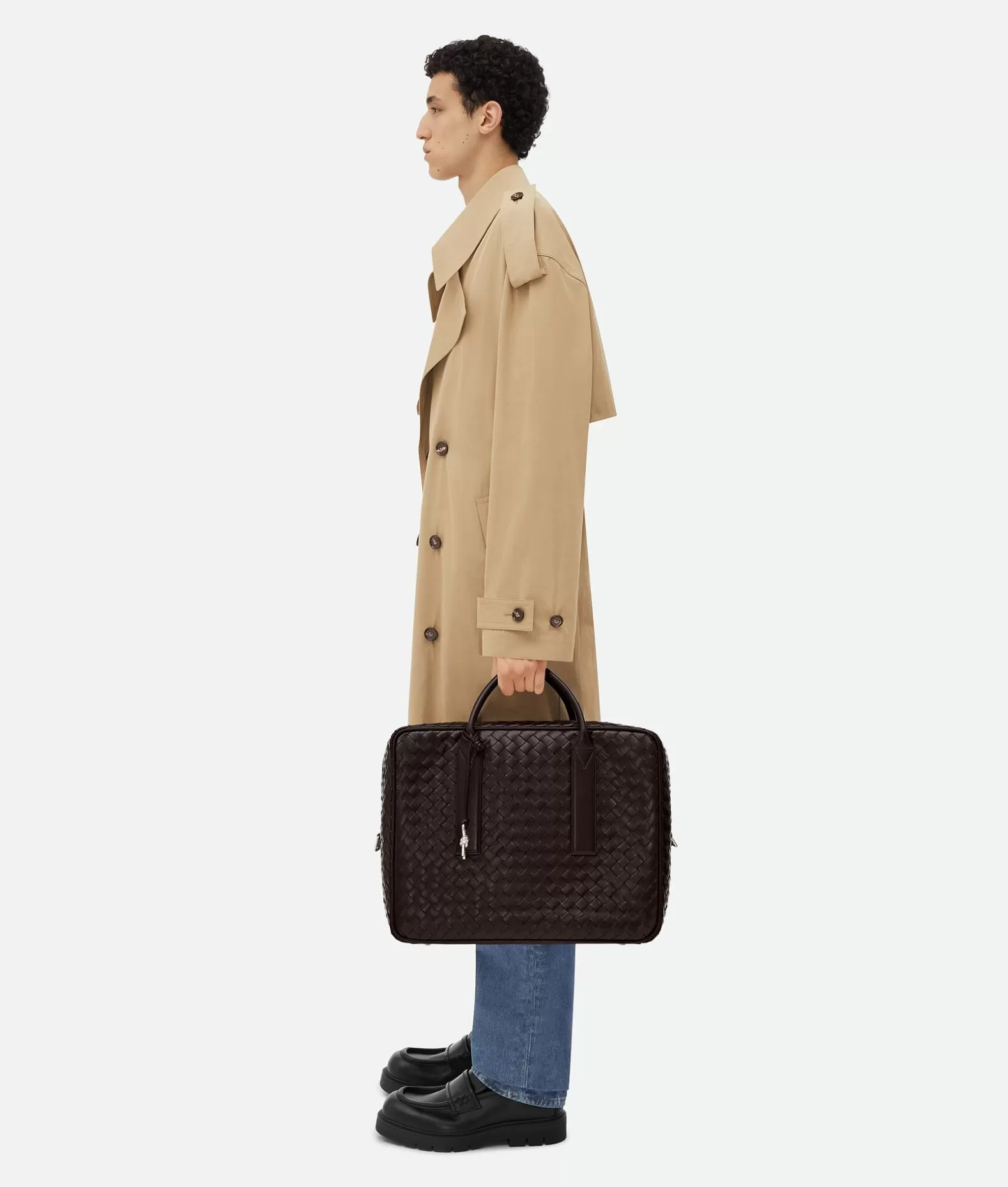 Borse Da Viaggio | Borse Da Viaggio^Bottega Veneta Borsa Weekender Getaway Media Fondant