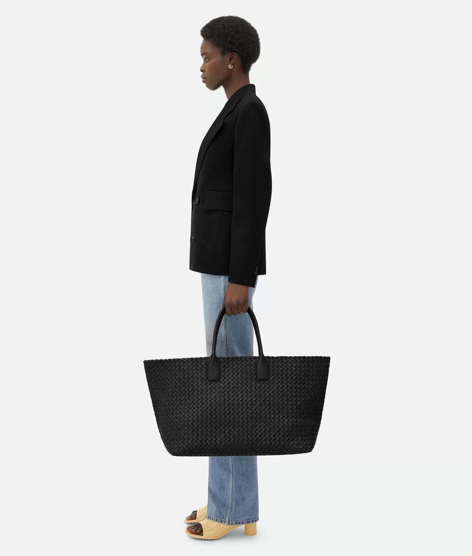 Shopper^Bottega Veneta Cabat Grande Black