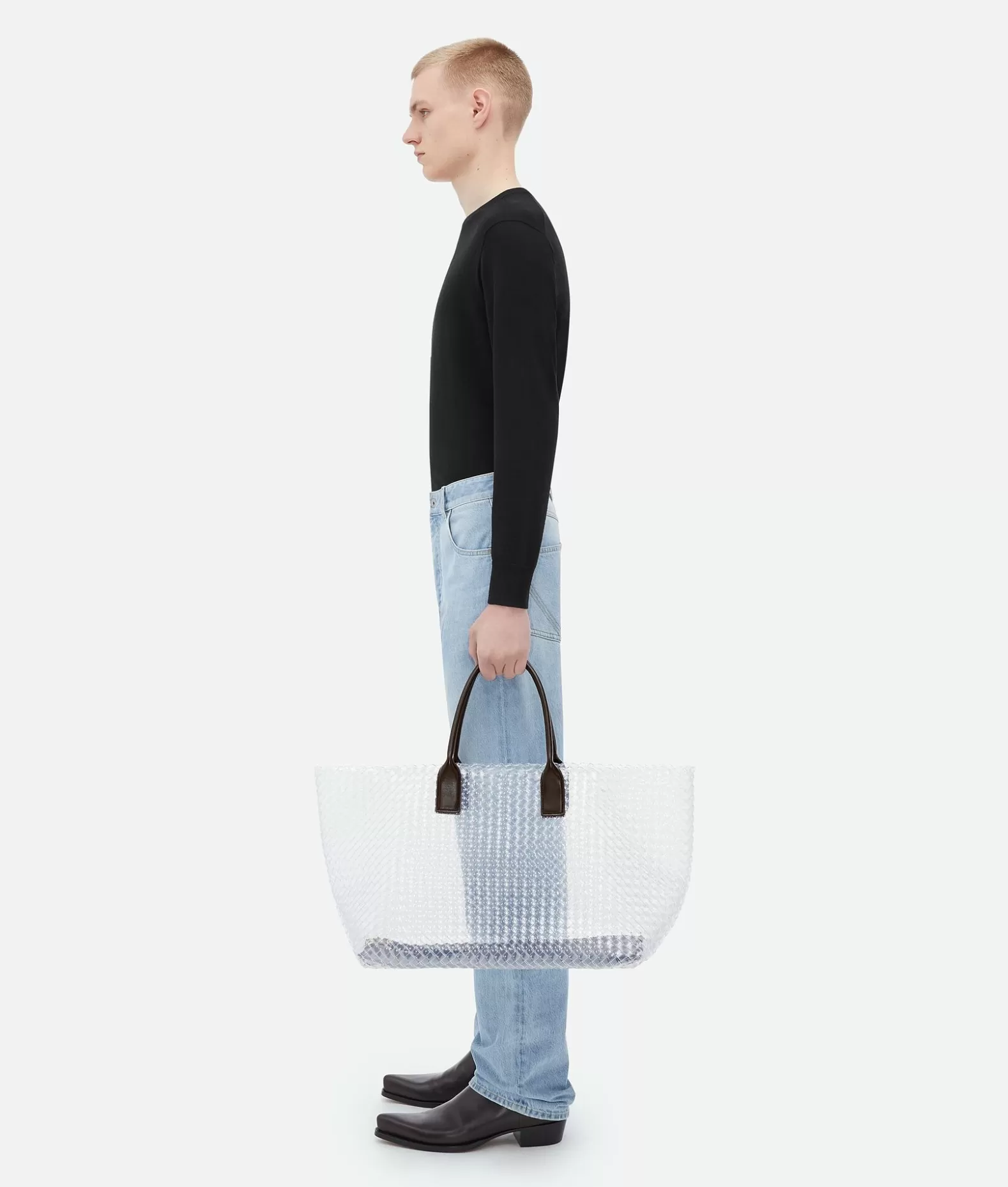 Shopper | Shopping^Bottega Veneta Cabat Grande Transparent/fondant