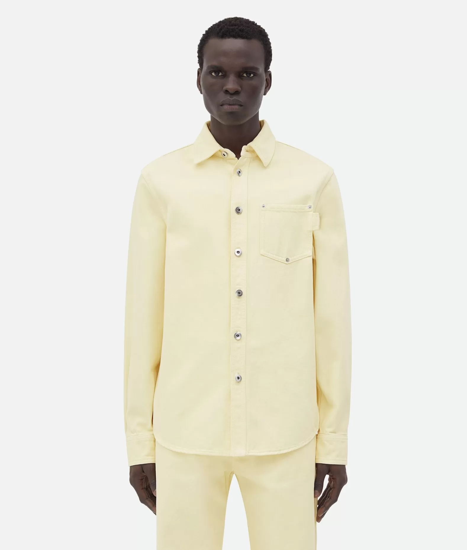 Camicie | Denim^Bottega Veneta Camicia In Denim Lavaggio Yellow Banana