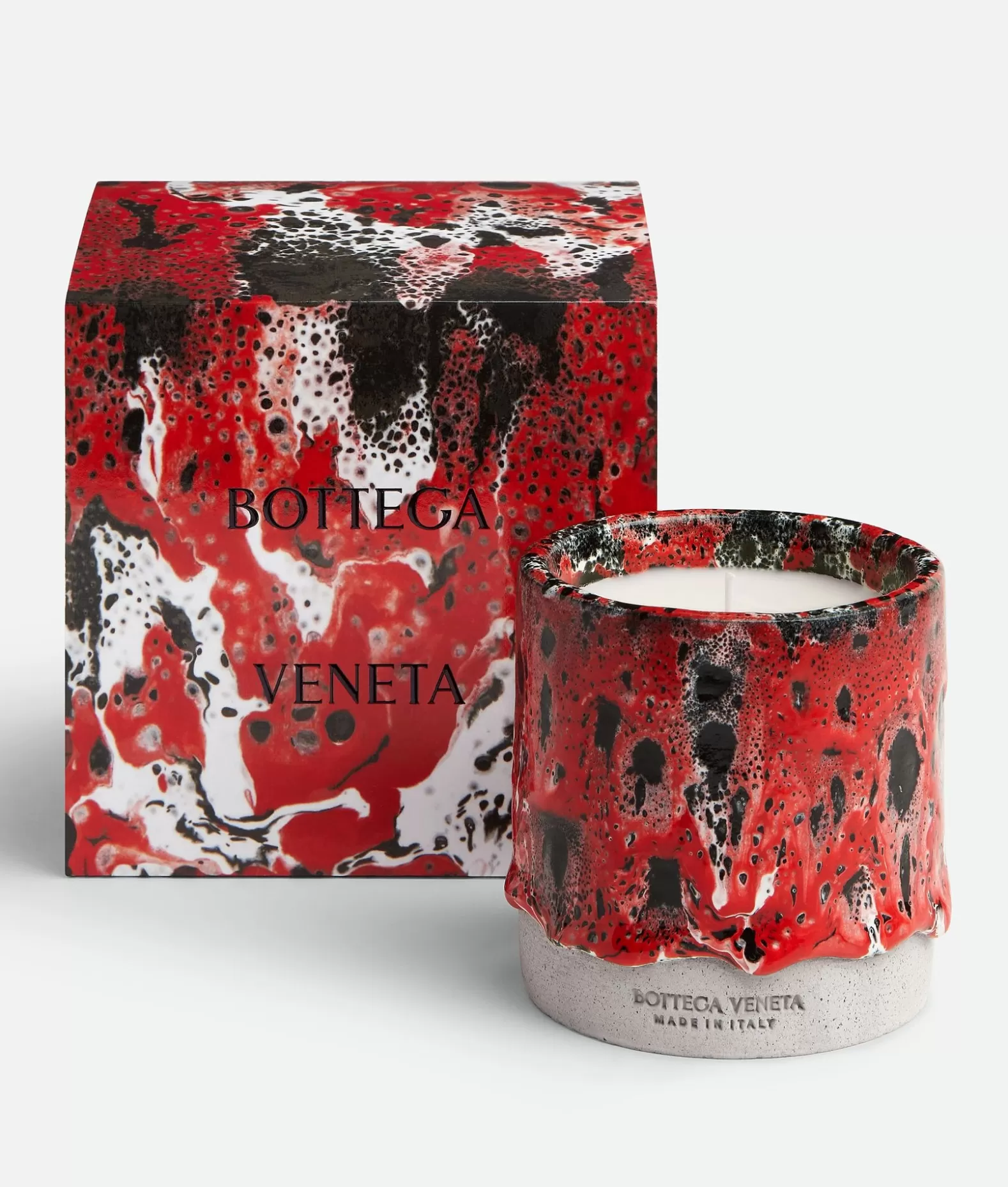 Mostra Tutto | Candele^Bottega Veneta Candela Redstone Glaze Red/white/black