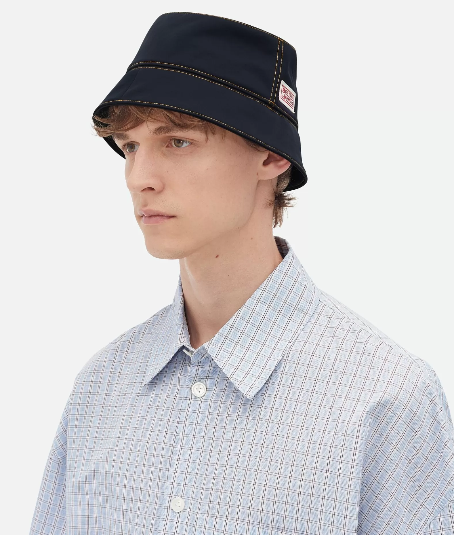 Cappelli^Bottega Veneta Cappello Tech Nylon Navy