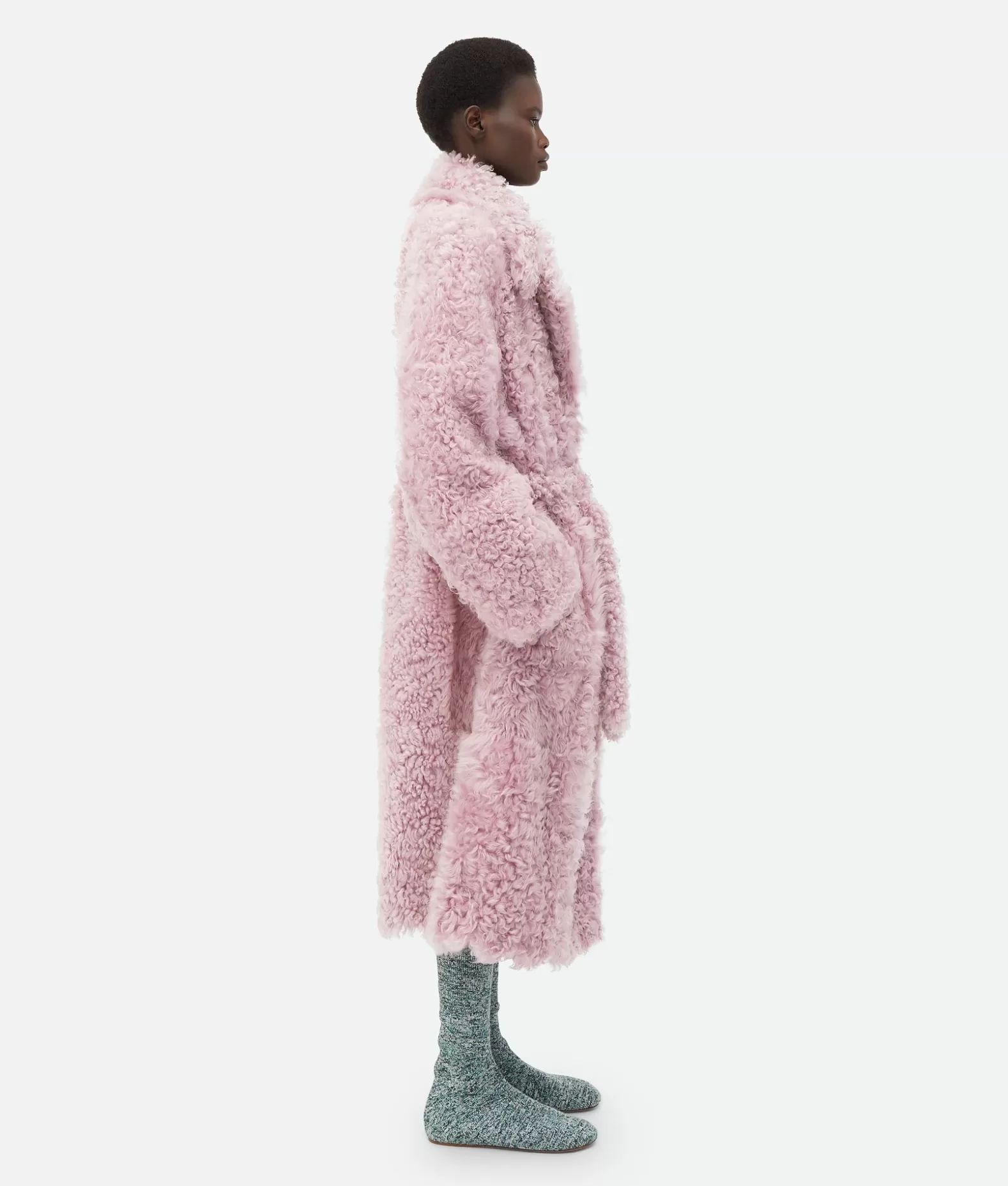 Cappotti^Bottega Veneta Cappotto In Shearling Thistle