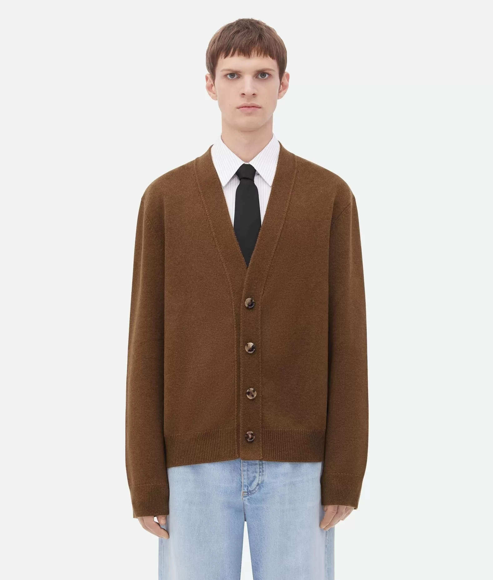 Maglieria^Bottega Veneta Cardigan In Cashmere Cedar