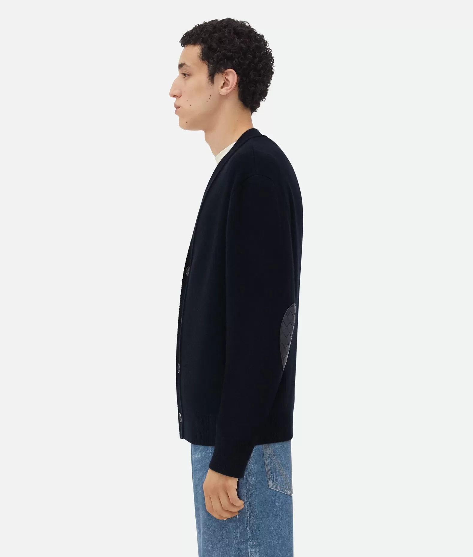 Maglieria^Bottega Veneta Cardigan In Cashmere Navy