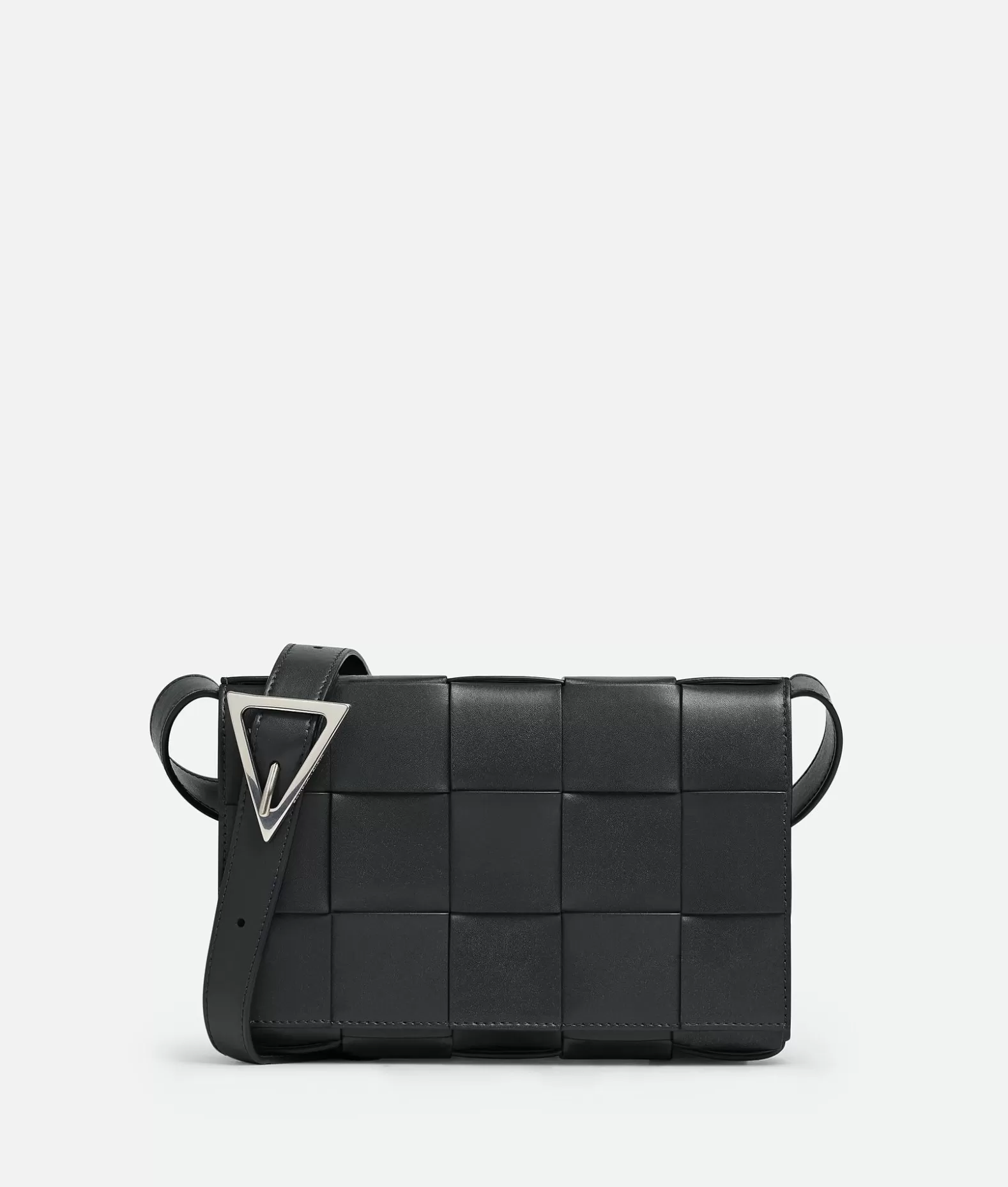 A Tracolla^Bottega Veneta Cassette Ardoise/glacier