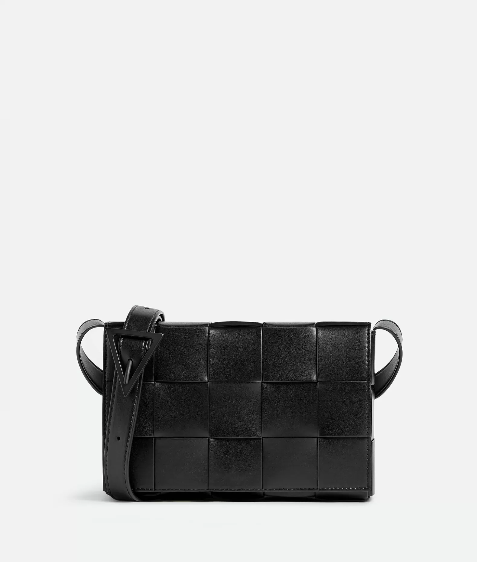 A Tracolla^Bottega Veneta Cassette Black/mat black