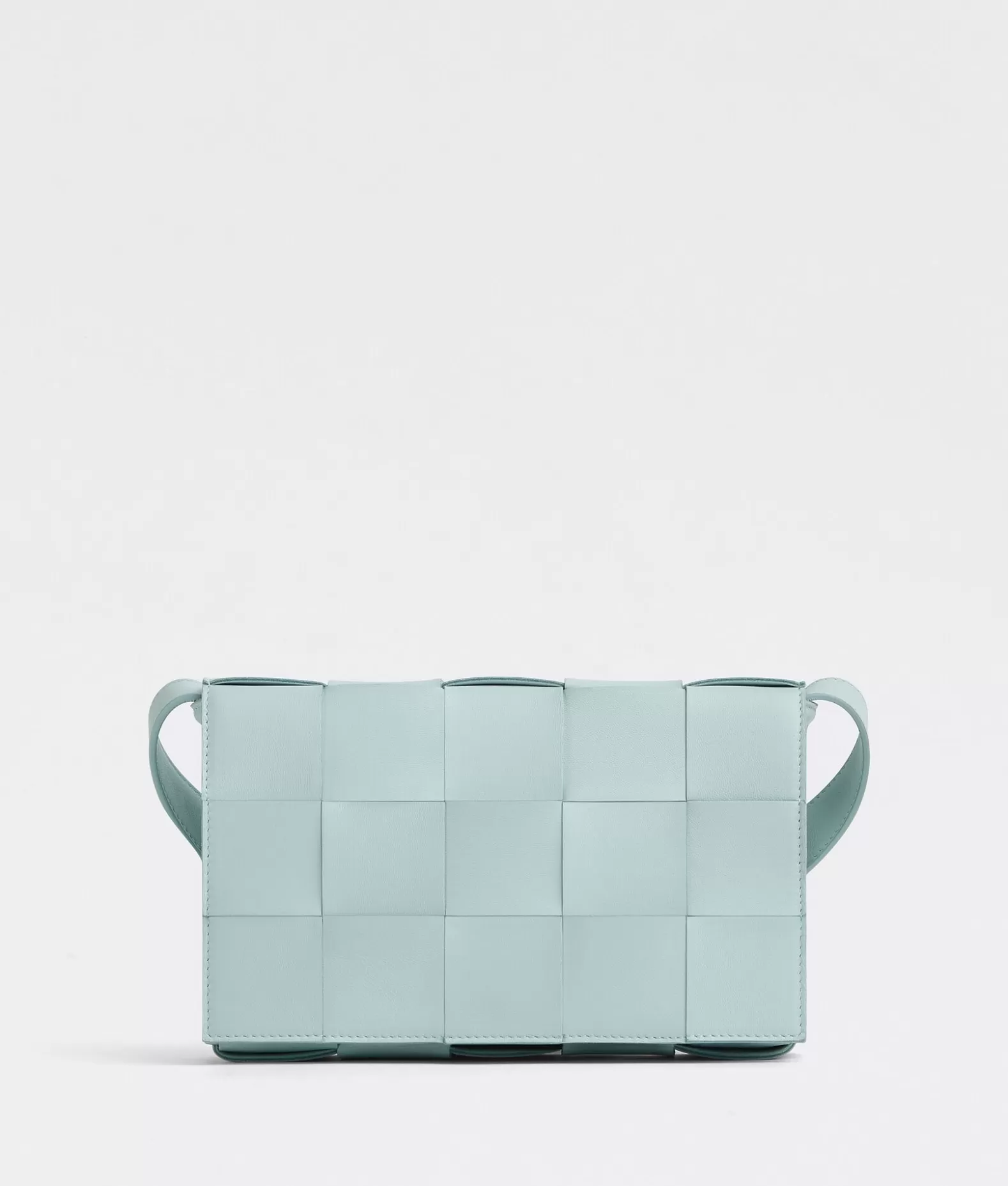 A Tracolla^Bottega Veneta Cassette Teal washed