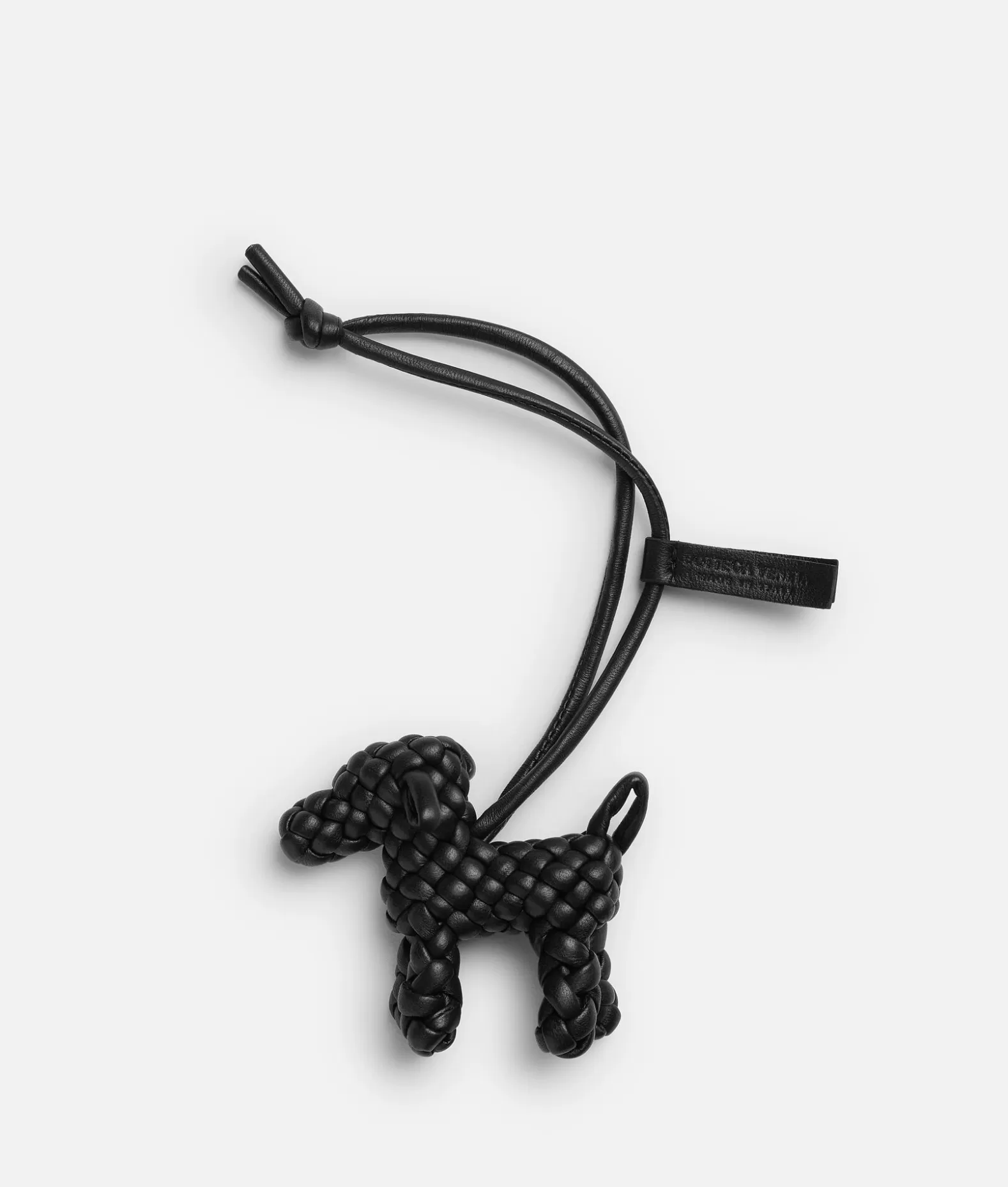 Portachiavi^Bottega Veneta Charm Dog Black