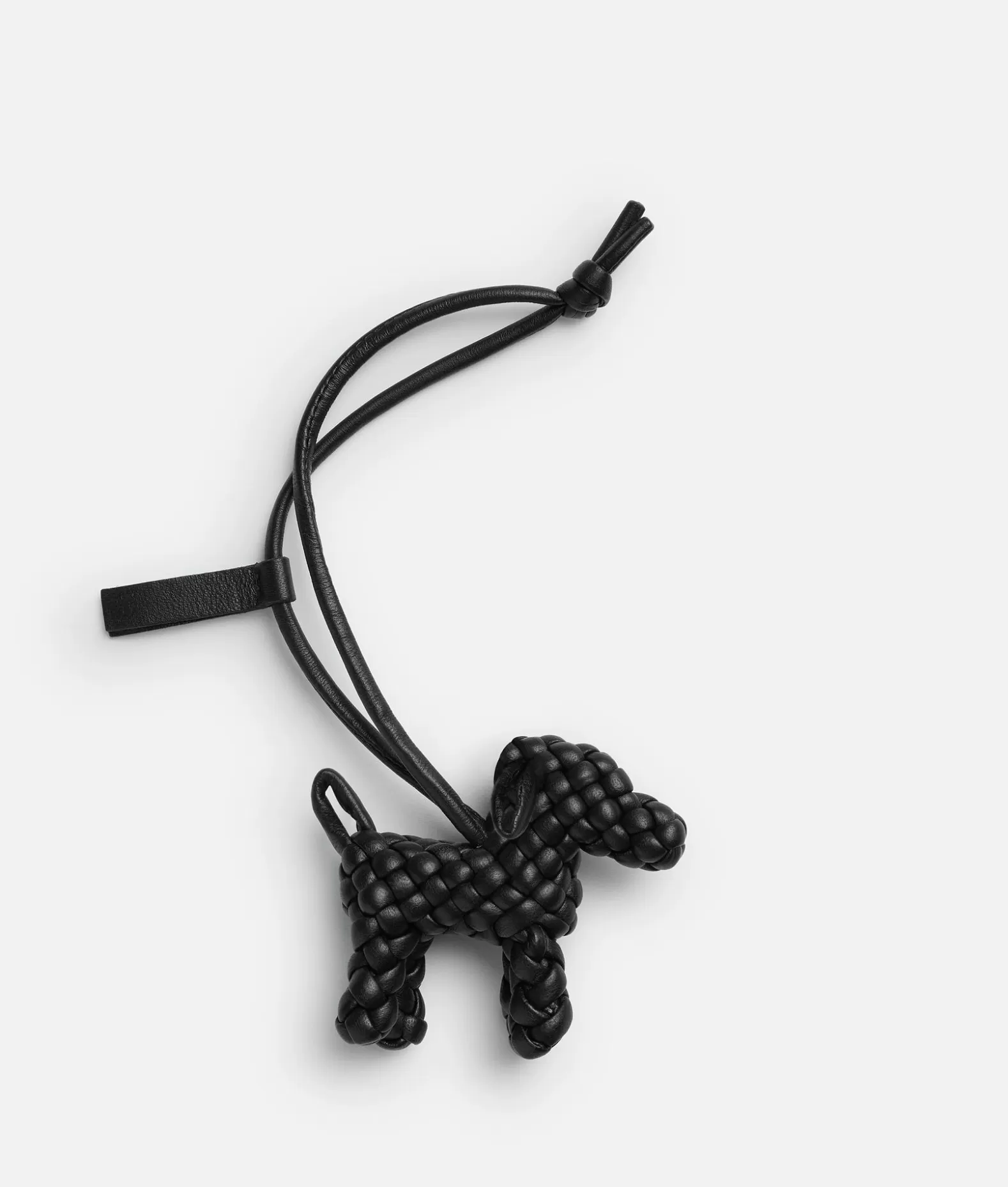 Portachiavi^Bottega Veneta Charm Dog Black