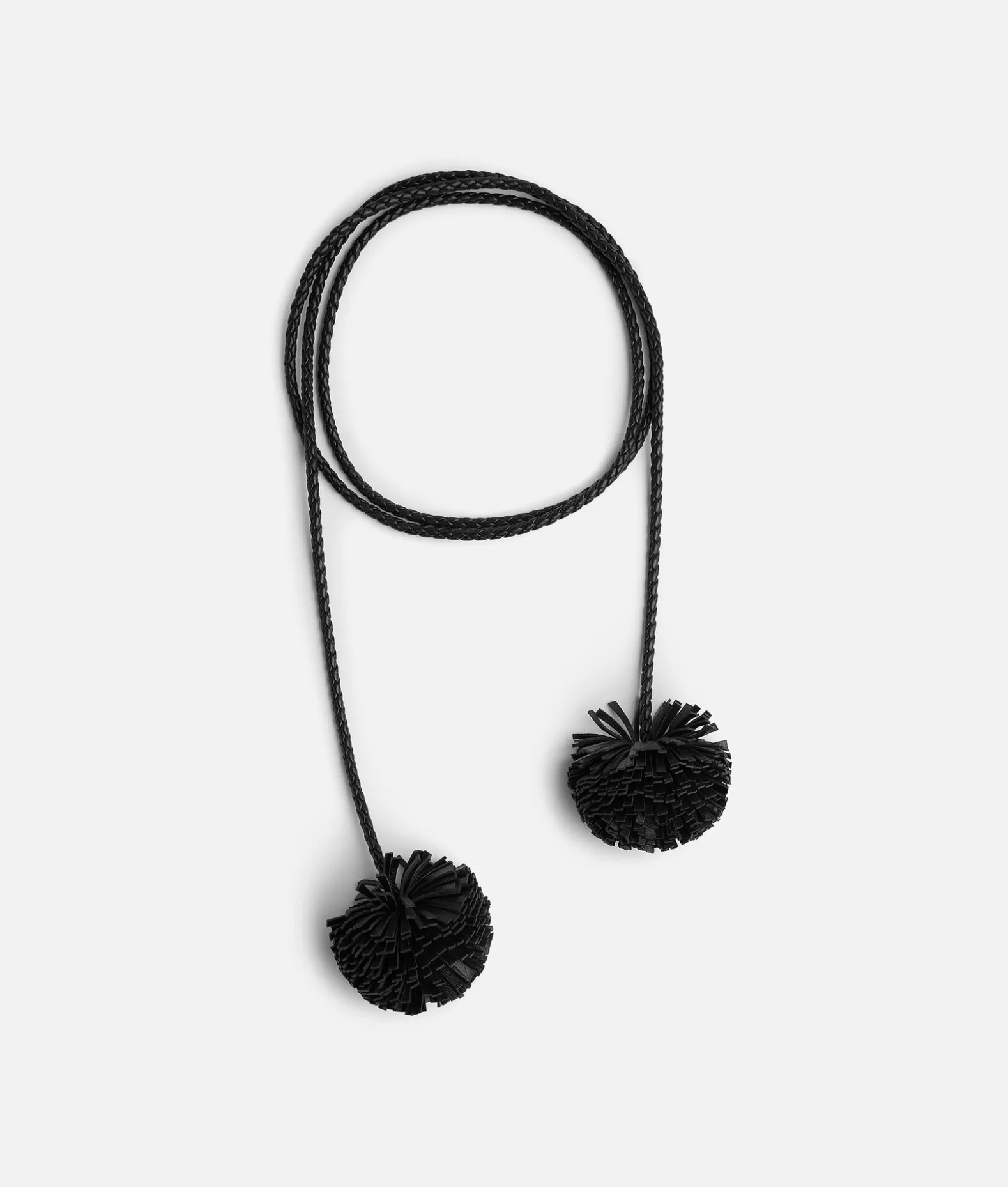 Cinture^Bottega Veneta Cintura Pompom Coaxial Black