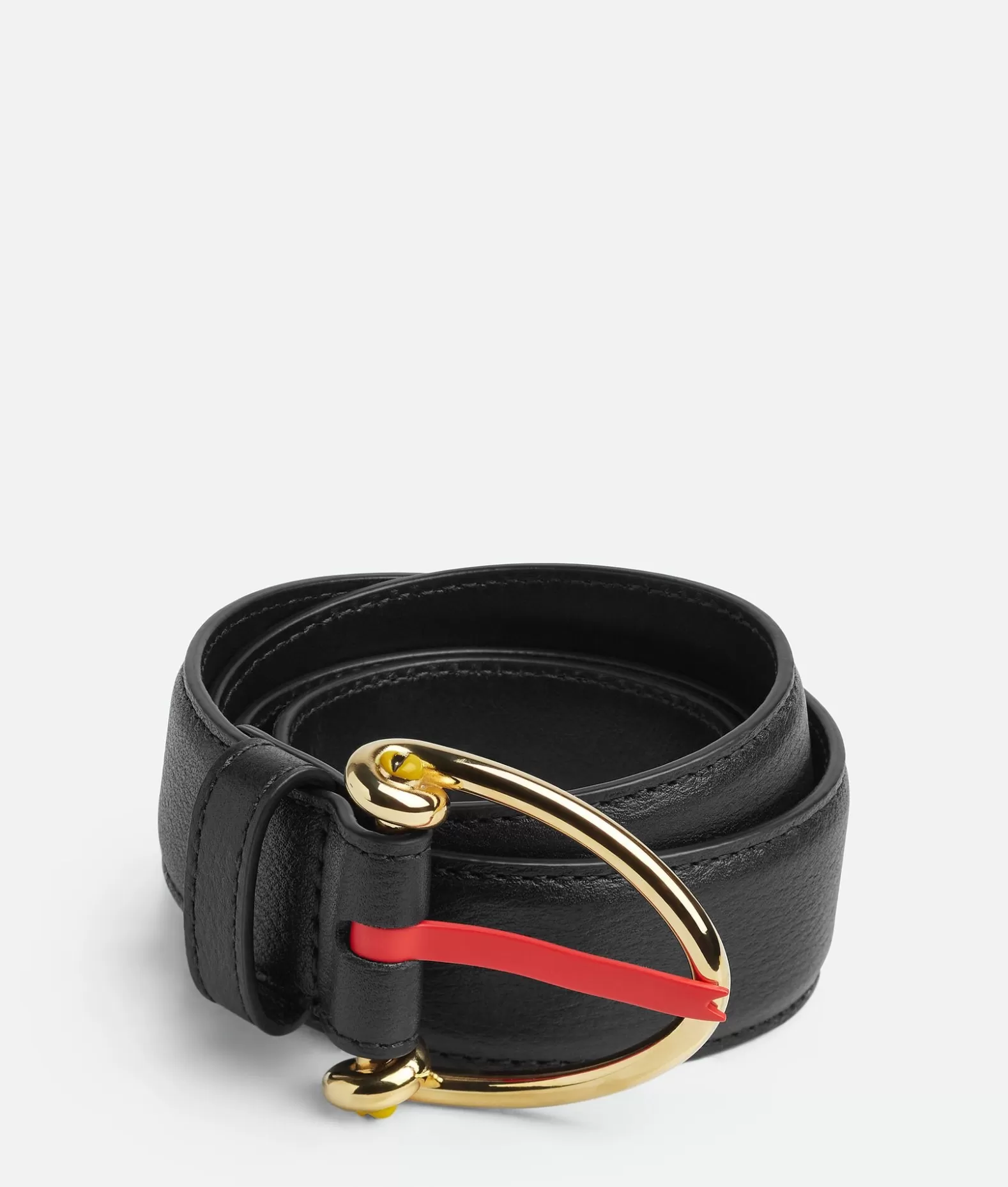 Cinture^Bottega Veneta Cintura Snake Black