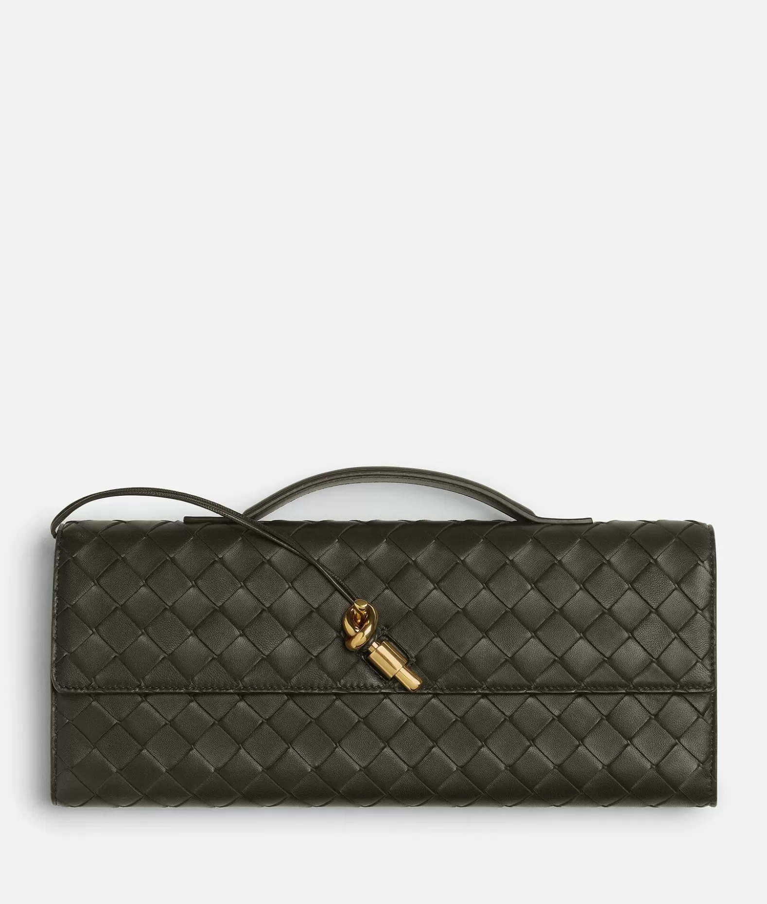 Pochette | A Mano^Bottega Veneta Clutch Andiamo Kaki