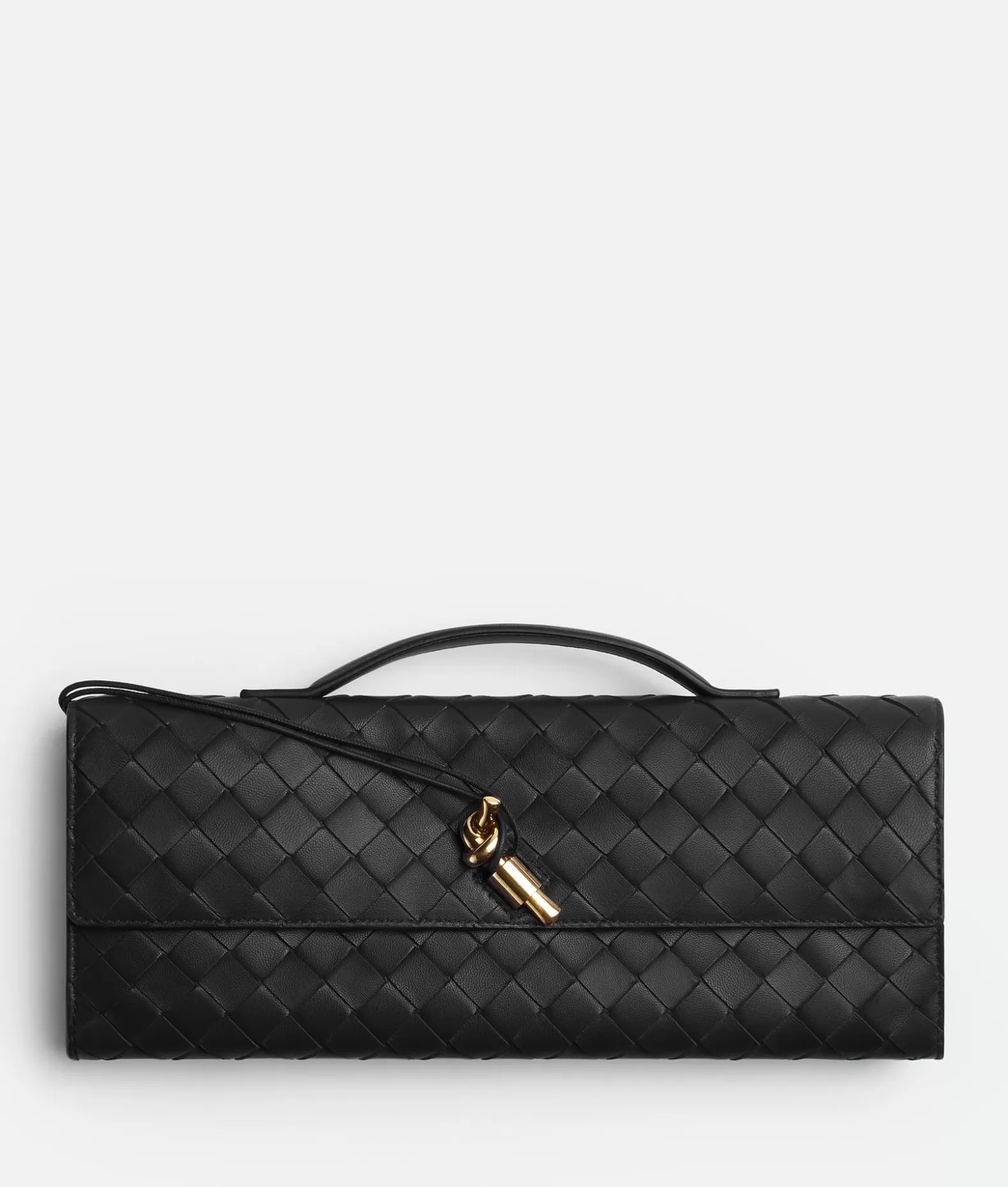 Pochette^Bottega Veneta Clutch Andiamo Black