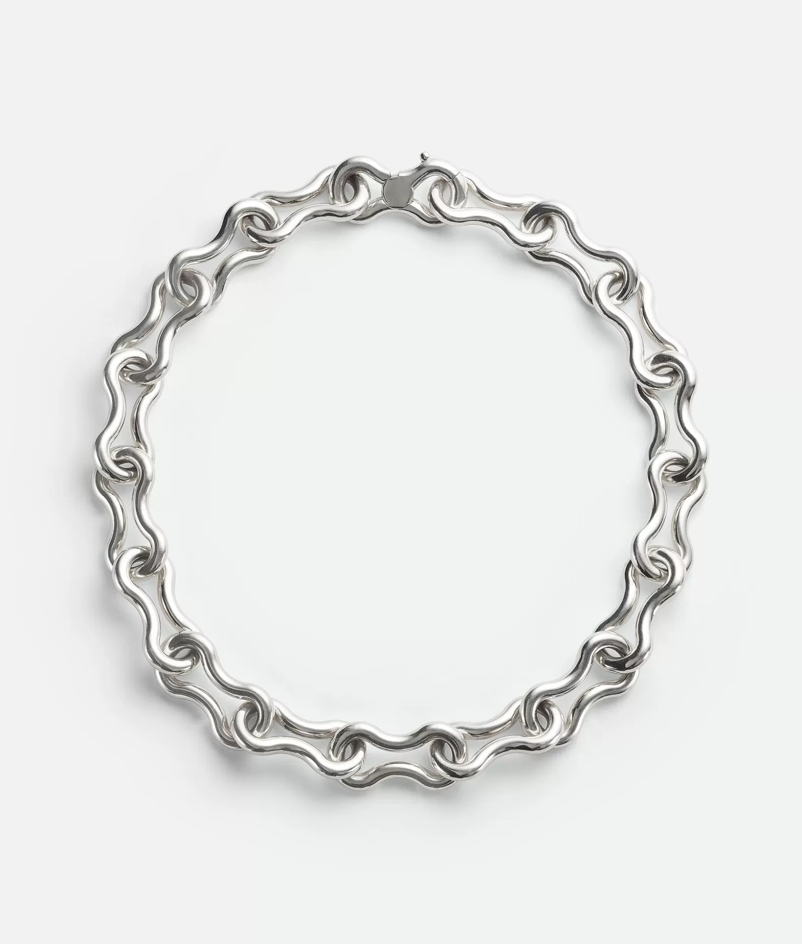 Collane^Bottega Veneta Collana Nest Chain Silver