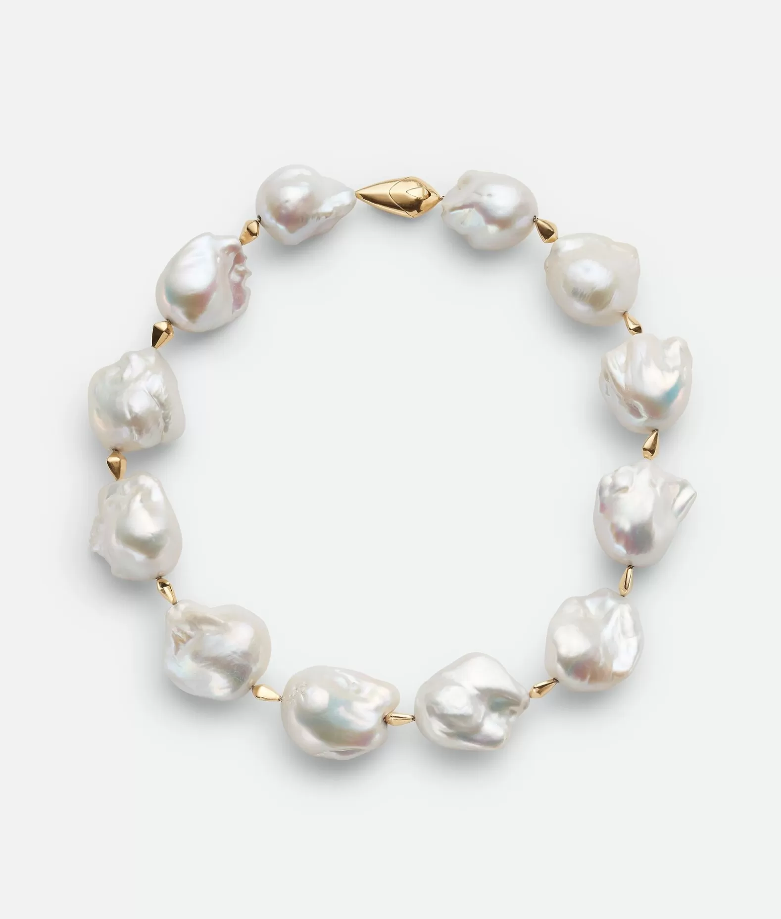 Collane^Bottega Veneta Collana Pearl White