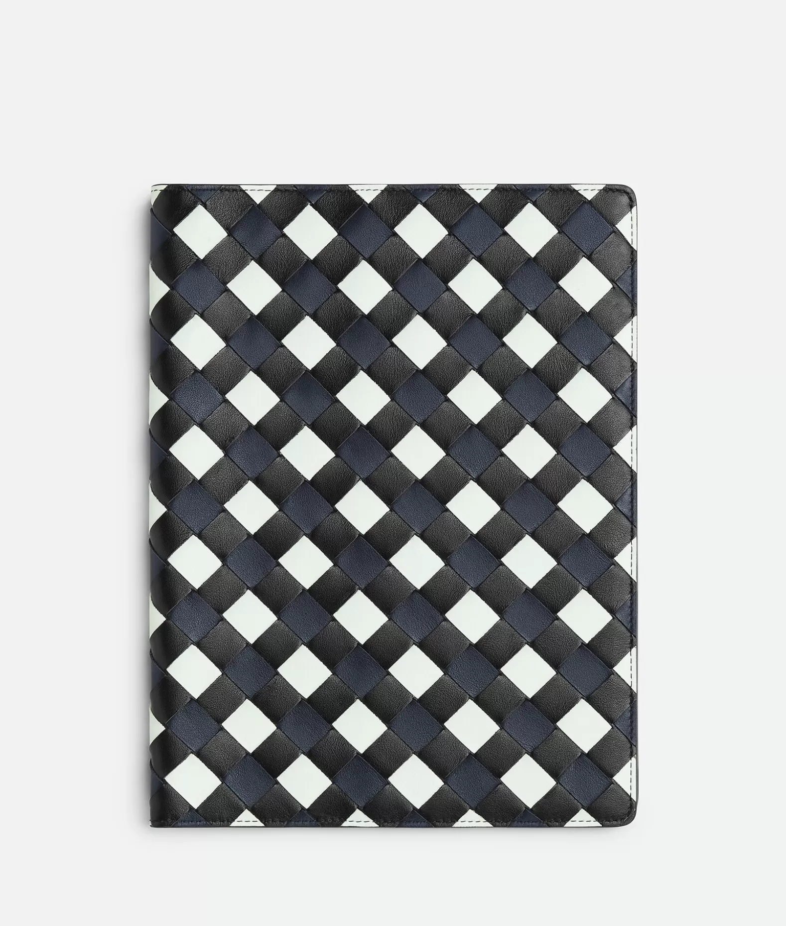 Pochettes | Pochettes^Bottega Veneta Cover Notebook Intrecciato Grande Black/space/glacier