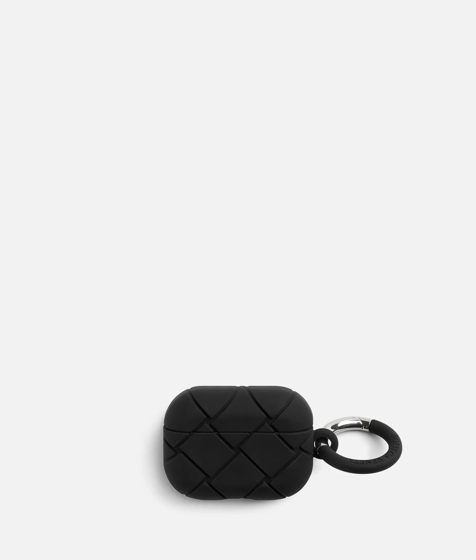 Tech | Tech^Bottega Veneta Custodia Per Airpods Pro Con Gancio Black