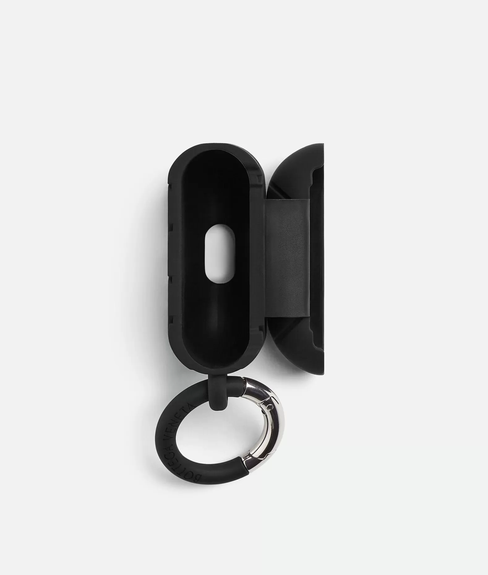 Tech | Tech^Bottega Veneta Custodia Per Airpods Pro Con Gancio Black