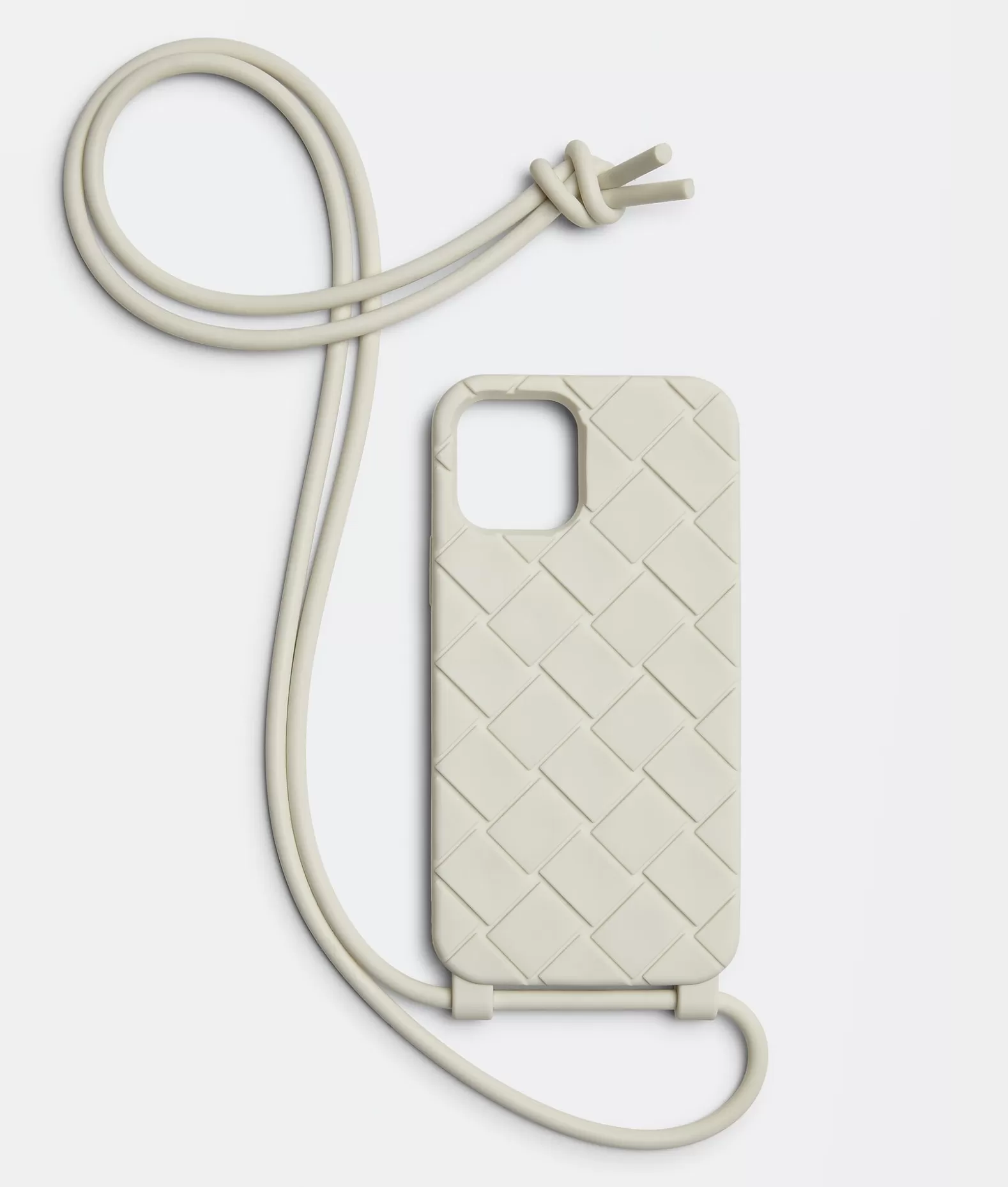 Tech^Bottega Veneta Custodia Per IPhone 13 Pro Con Tracolla White