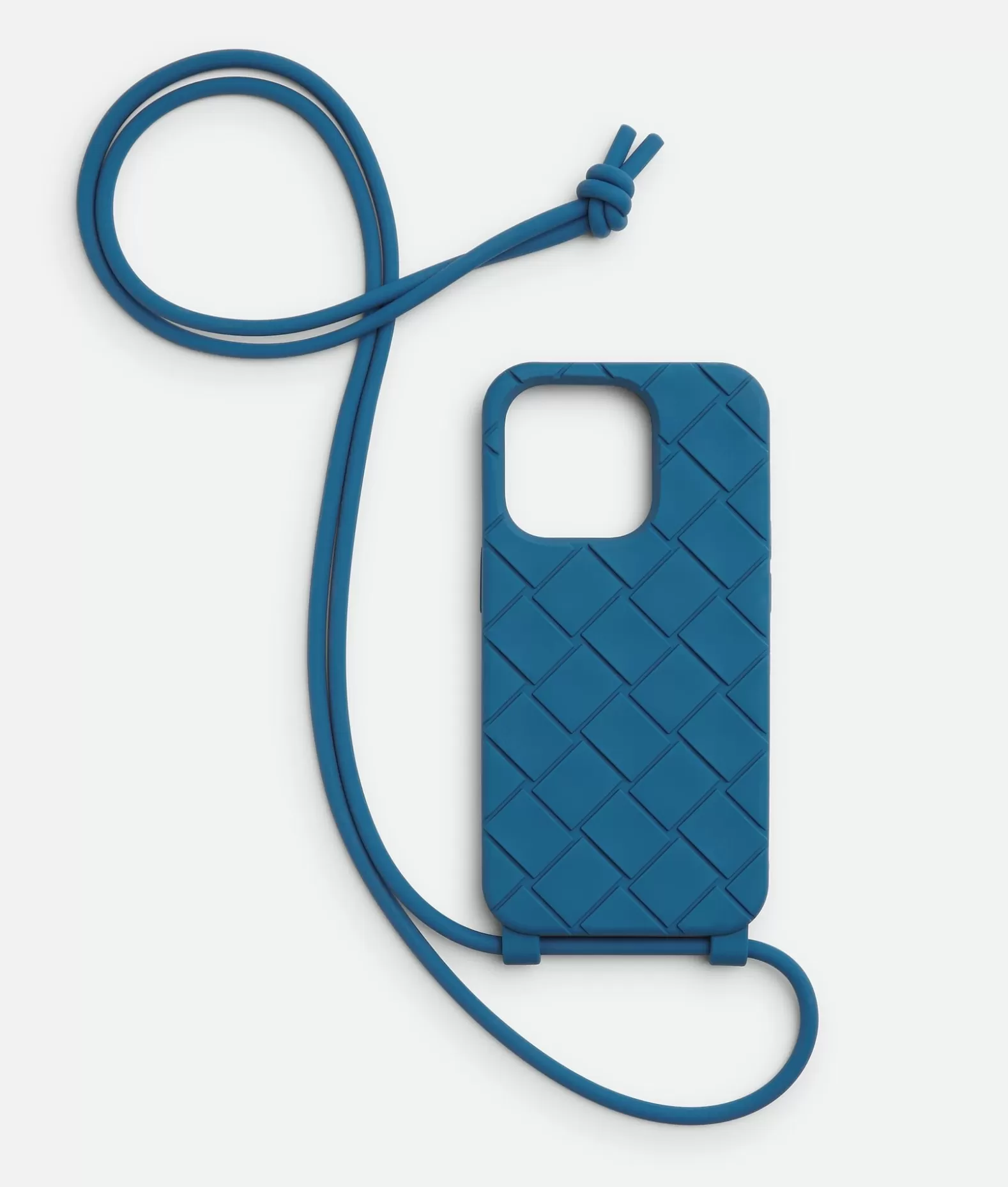 Tech | Tech^Bottega Veneta Custodia Per IPhone 14 Pro Con Tracolla Deep pacific