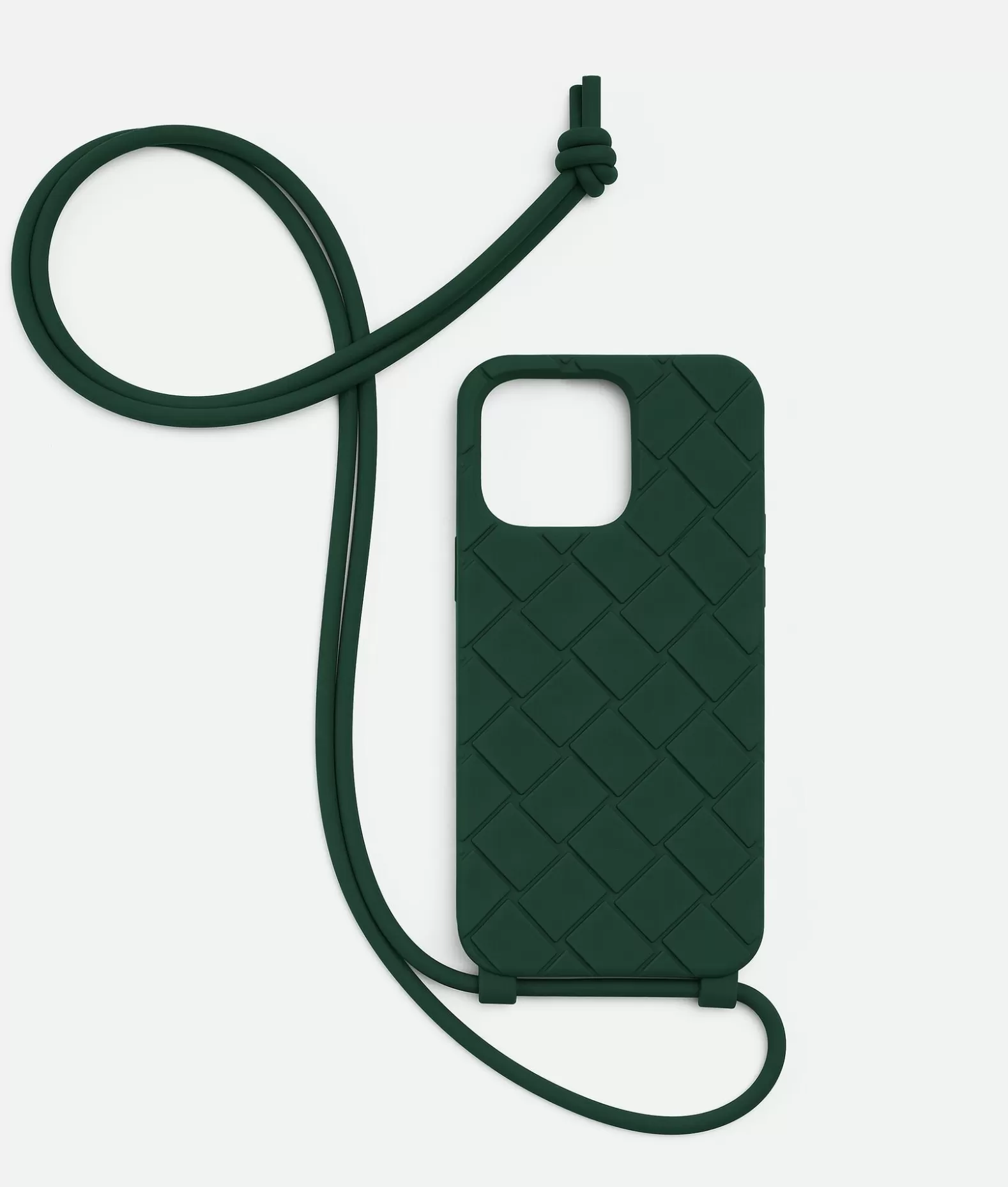 Tech | Tech^Bottega Veneta Custodia Per IPhone 14 Pro Max Con Tracolla Emerald green