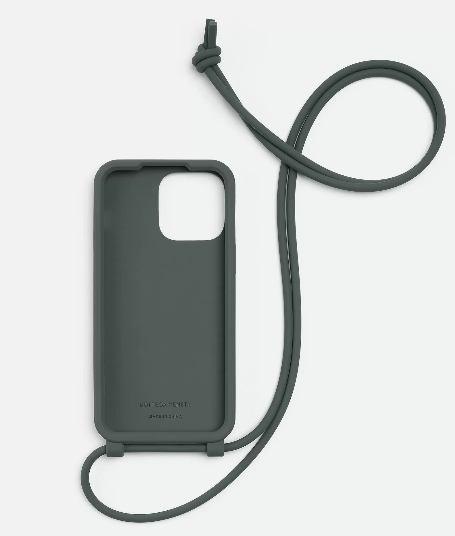 Tech^Bottega Veneta Custodia Per IPhone 14 Pro Max Con Tracolla Slate